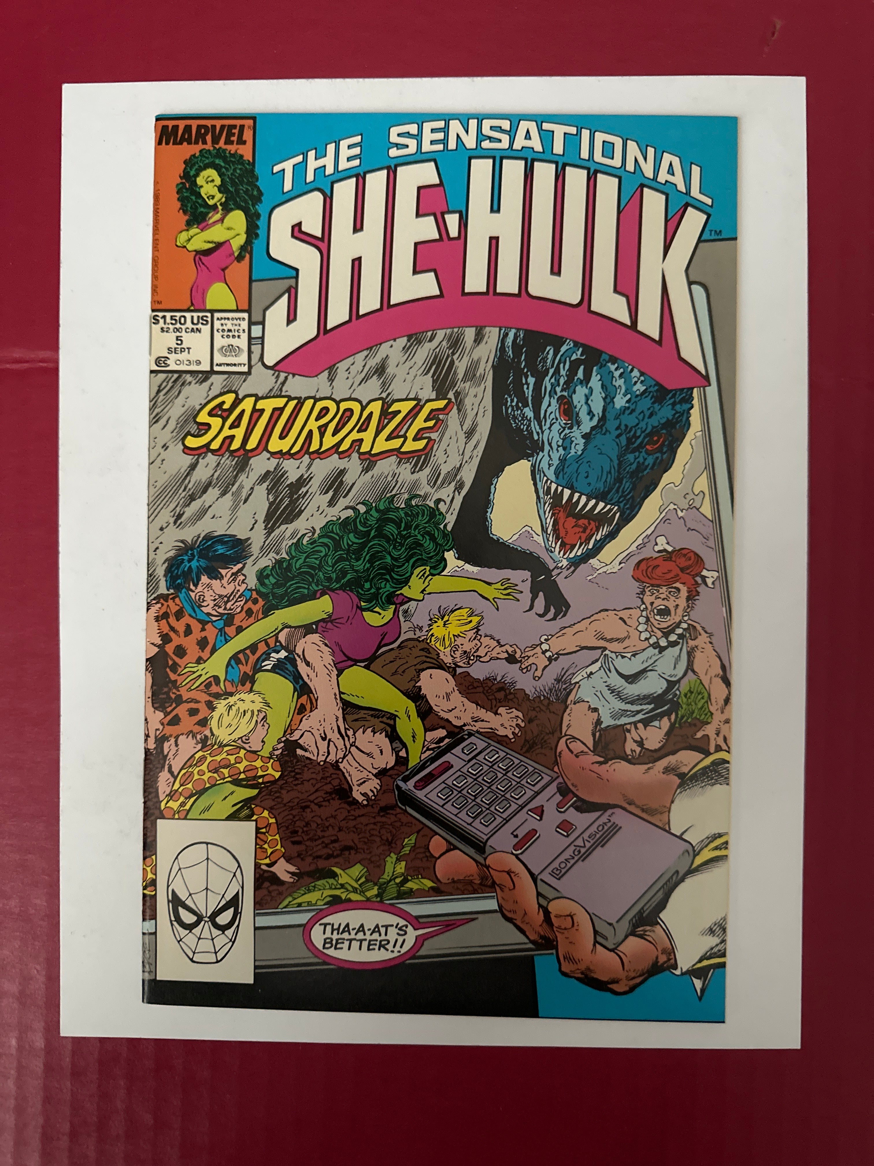 The Sensational She-Hulk #5A (Marvel Comics 1989) Direct Edition by Ugly Monkey Comics