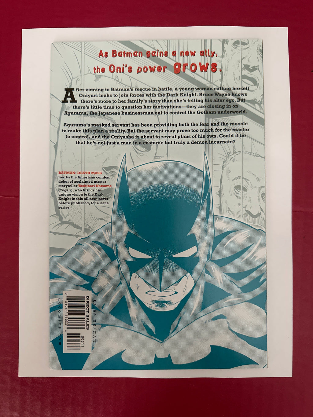 Batman: Death Mask #3 (DC Comics 2008) by Ugly Monkey Comics