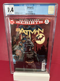 Batman #1 (DC Comics 2016) 2nd Printing CGC 9.4 by Ugly Monkey Comics