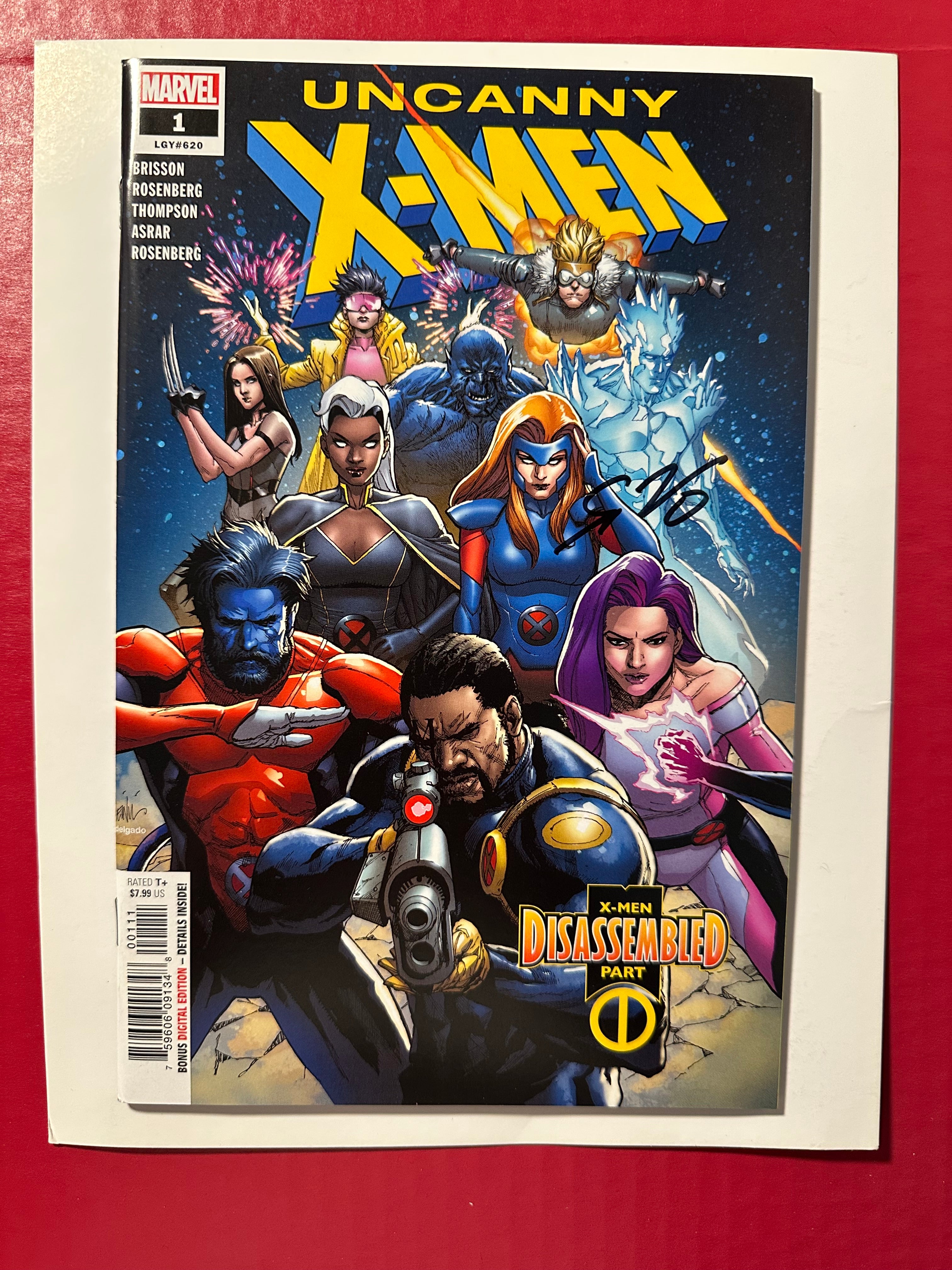 Uncanny X-Men, Vol. 5 #1 (2019) KEY Signed by Writer Ed Brisson