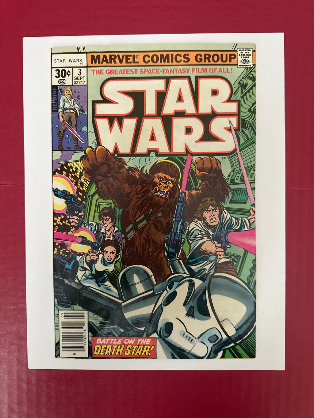 Star Wars Vol 1 Marvel 3F 1977 First Cover Han Solo Debut Death Star Reprint by Ugly Monkey Comics
