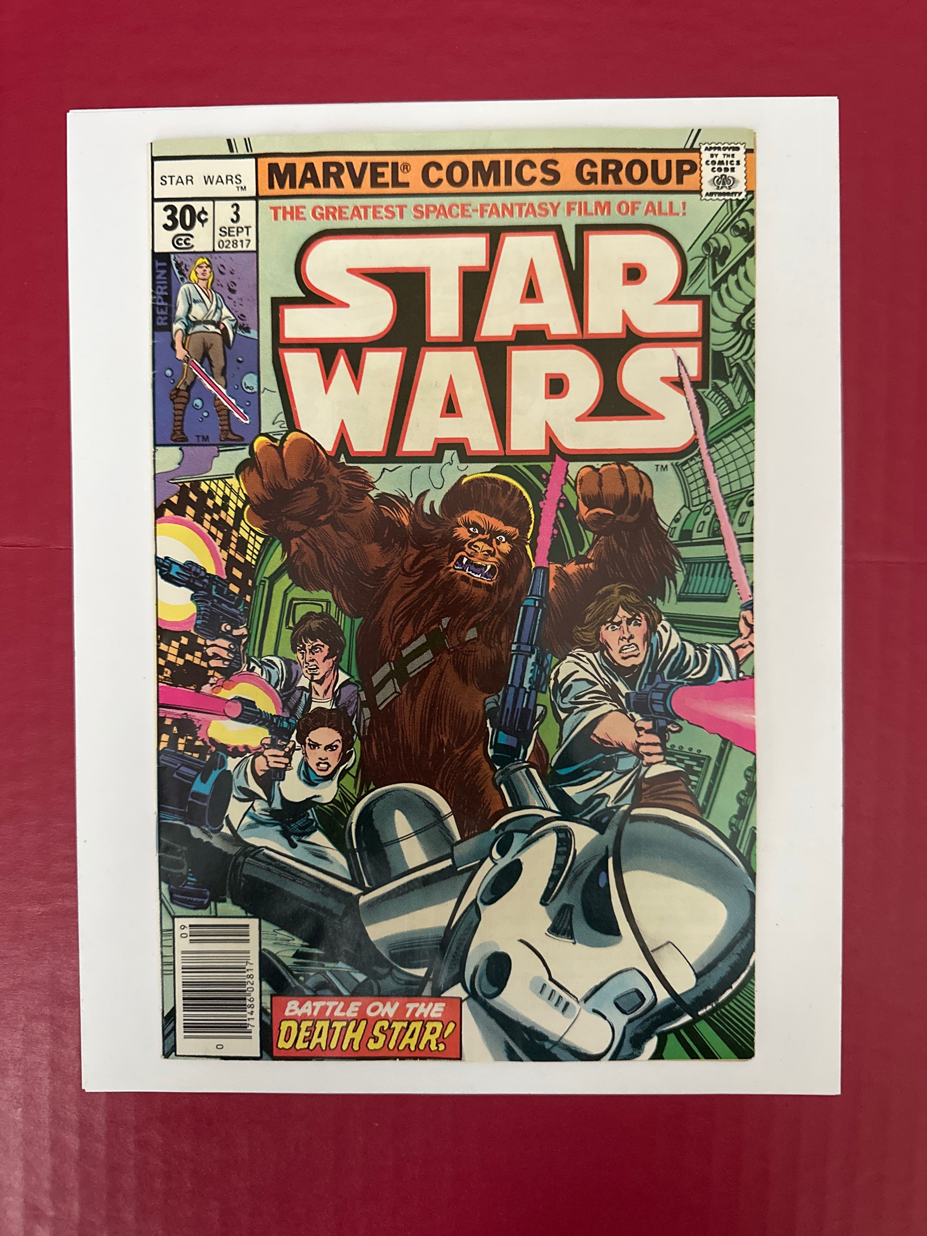 Star Wars Vol 1 Marvel 3F 1977 First Cover Han Solo Debut Death Star Reprint by Ugly Monkey Comics