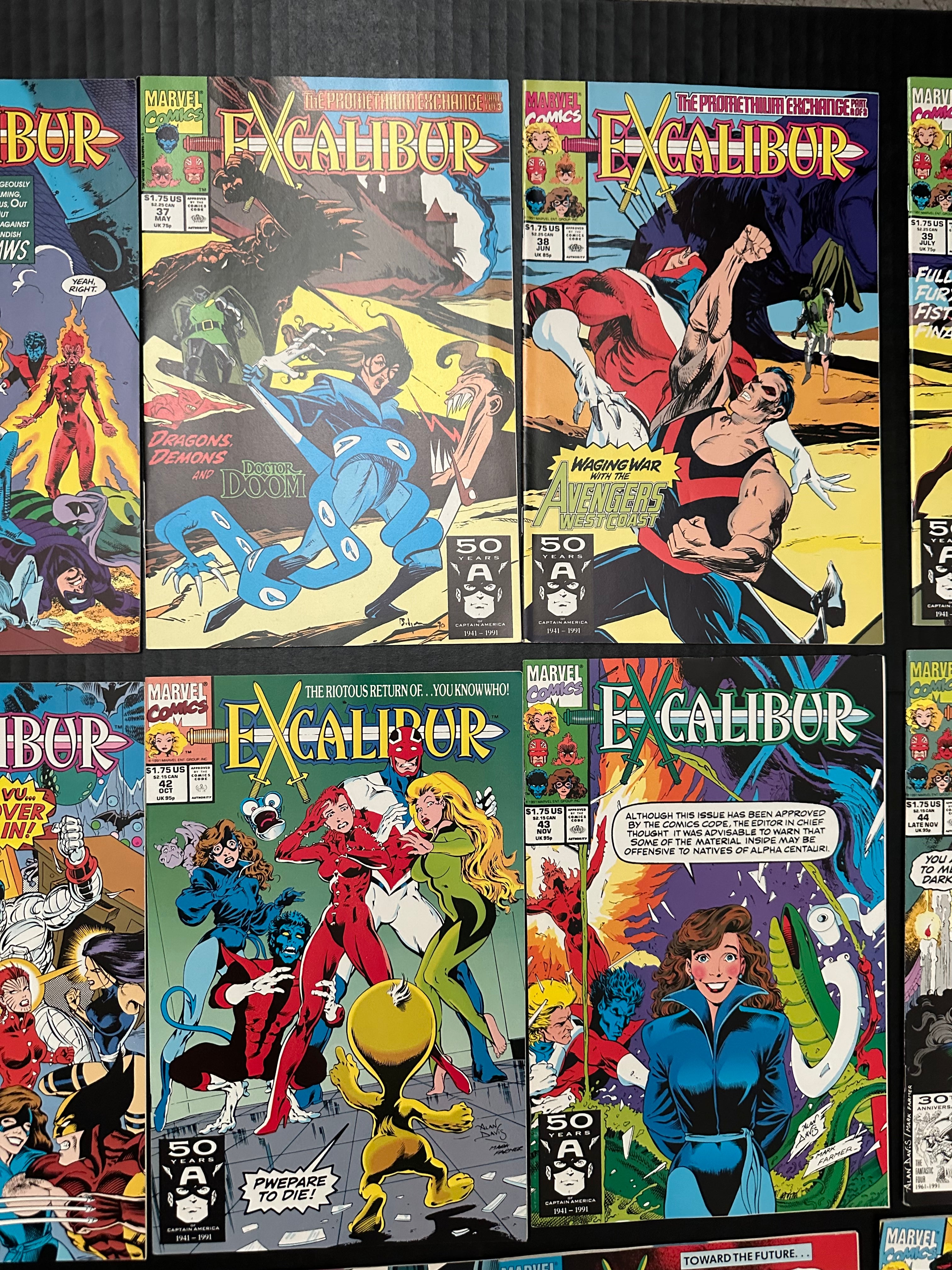 Lot of 32 Excalibur Comics includes 6 keys (1988 - 1993) Marvel Comics by Ugly Monkey Comics