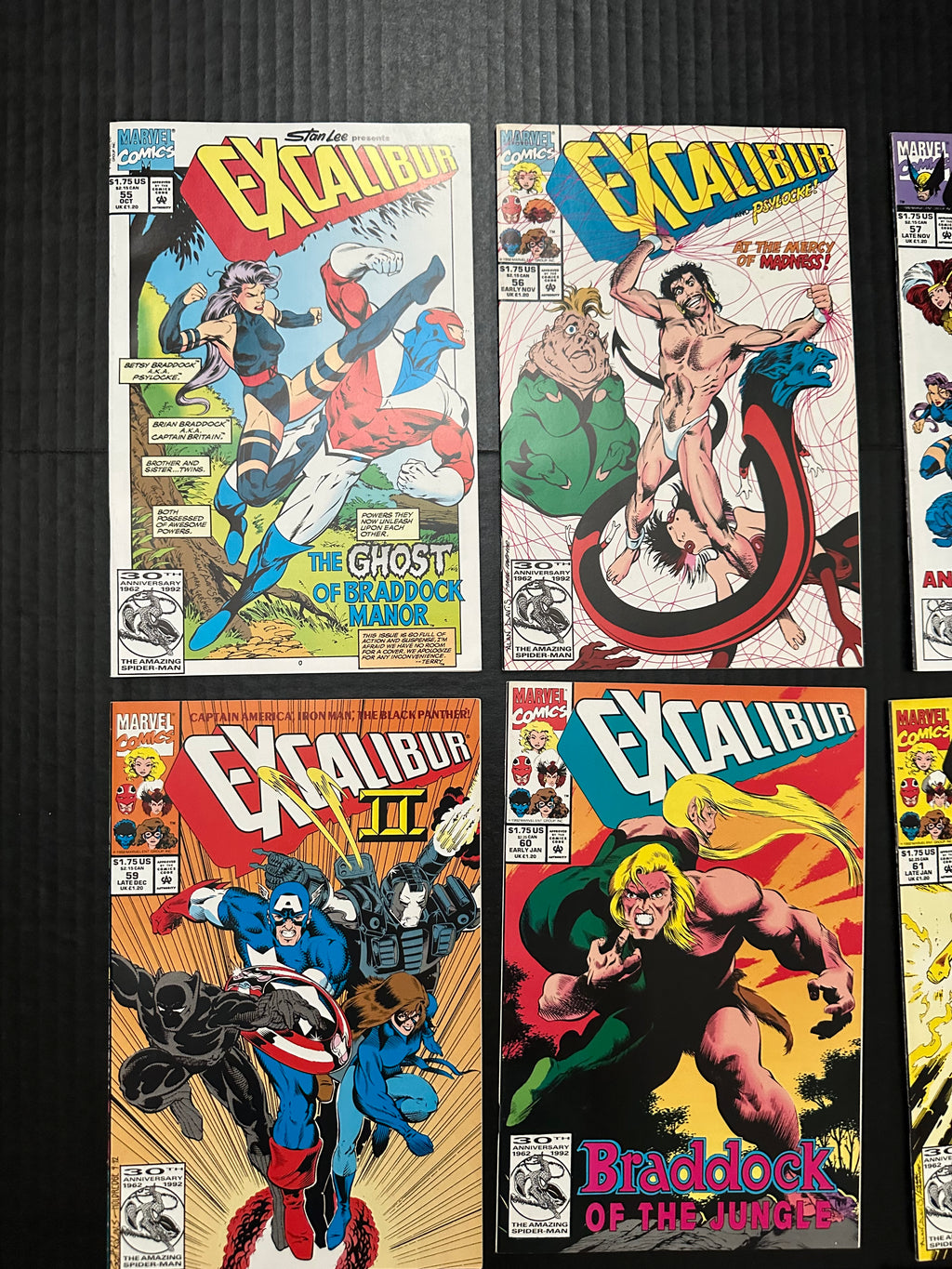 Lot of 32 Excalibur Comics includes 6 keys (1988 - 1993) Marvel Comics by Ugly Monkey Comics