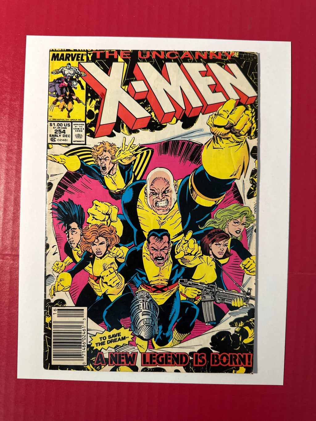 The Uncanny X-Men, Vol. 1 #254 (Marvel Comics 1989) Newsstand Edition by Ugly Monkey Comics