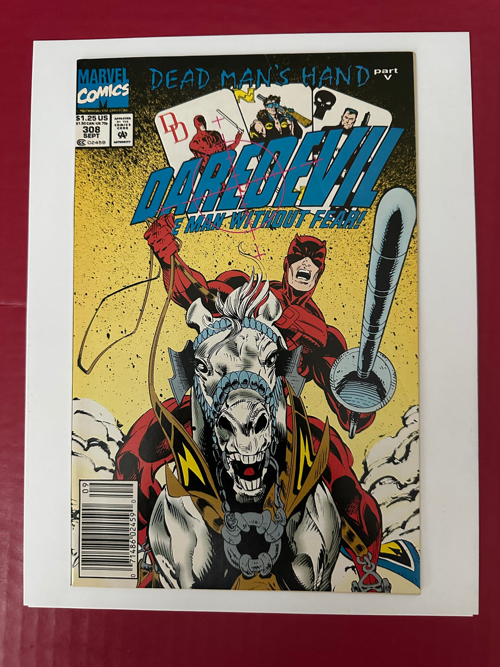 Daredevil, Vol. 1 #308B (1992) Newstand by Ugly Monkey Comics