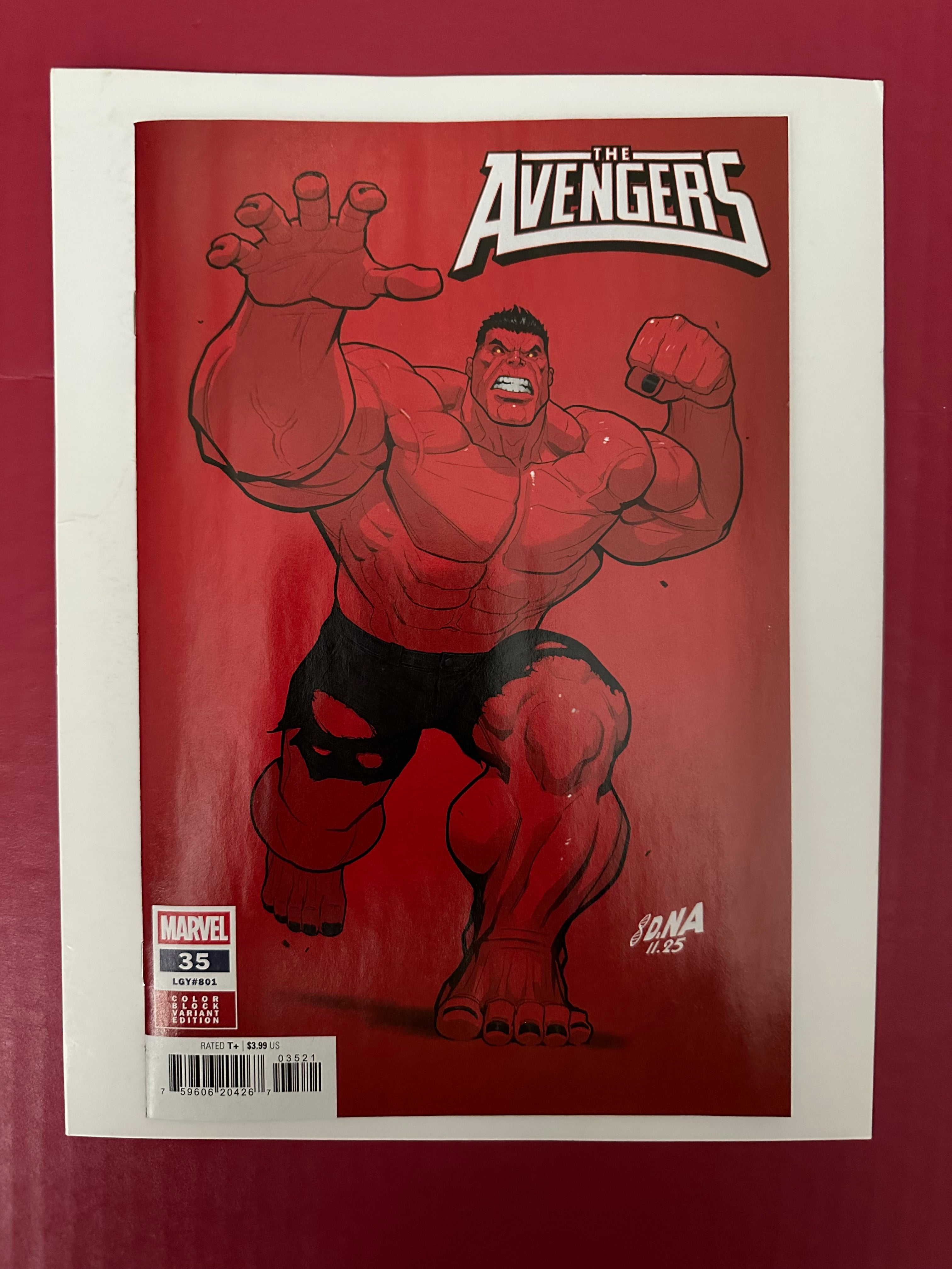 The Avengers, Vol. 9 #35 (2023) David Nakayama Color Block Variant