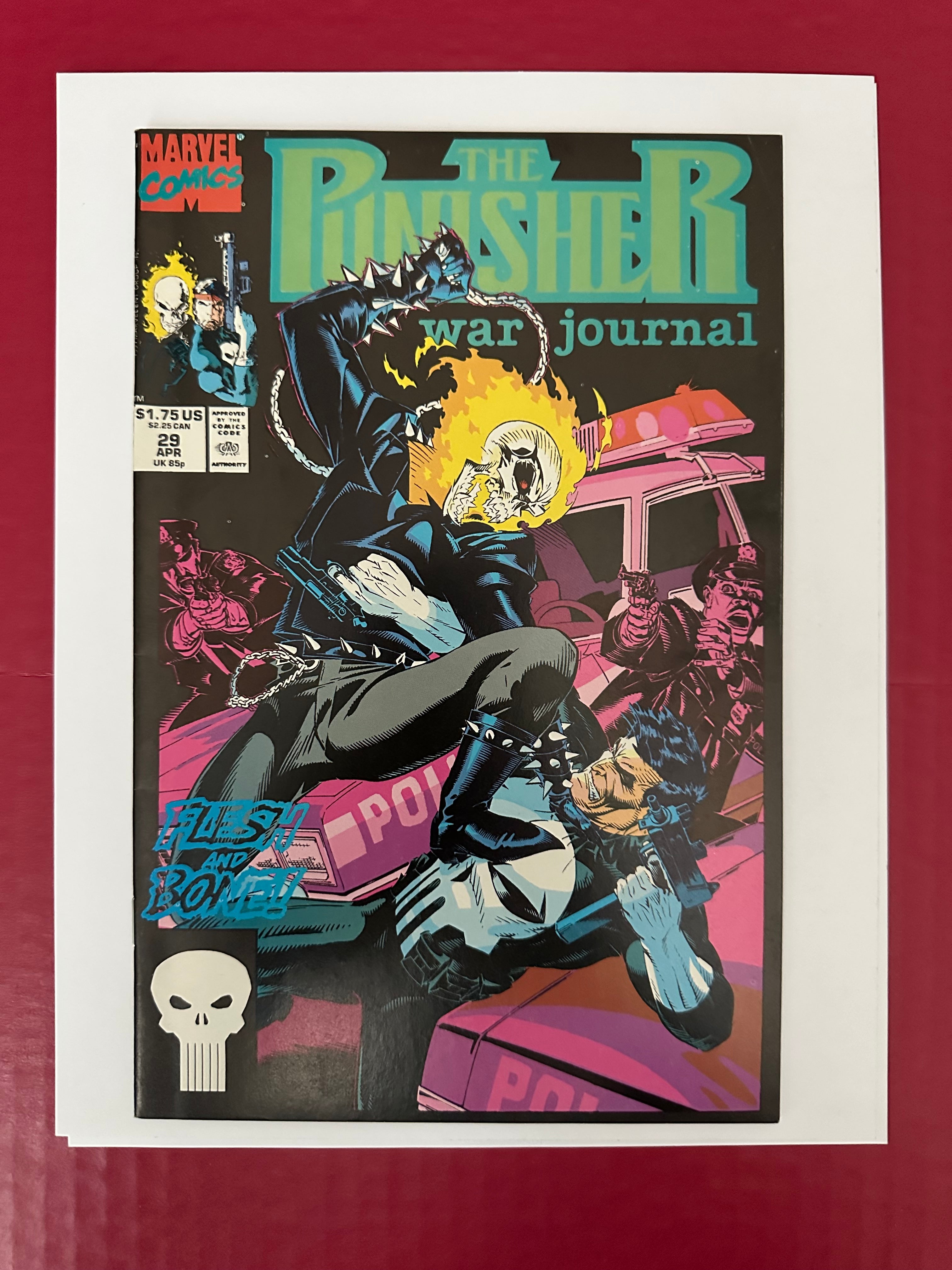 Punisher War Journal Vol 1 29A 1991 Comic Issue Classic Edition by Ugly Monkey Comics