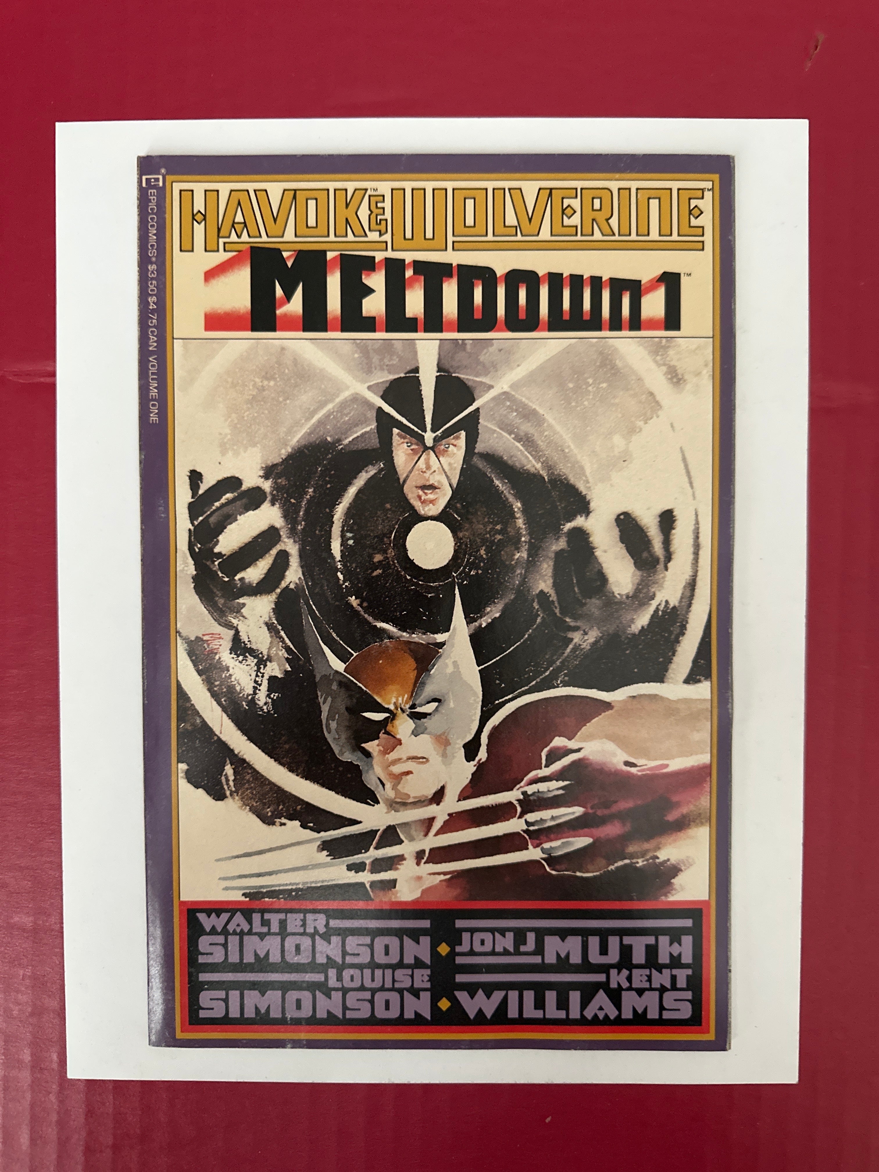 Havok and Wolverine: Meltdown #1 (Marvel Comics 1988) by Ugly Monkey Comics