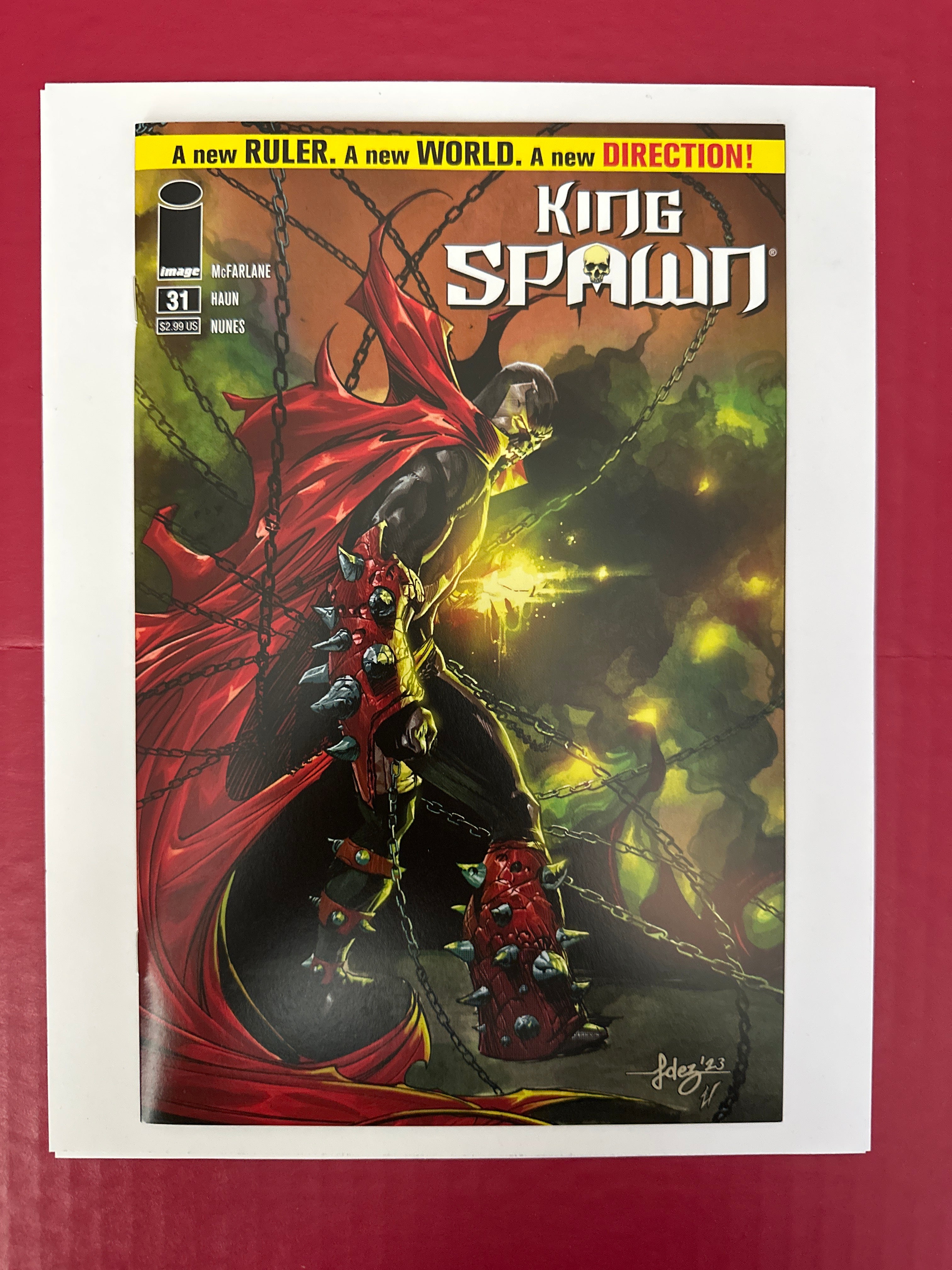 King Spawn #31A (2024) by Ugly Monkey Comics