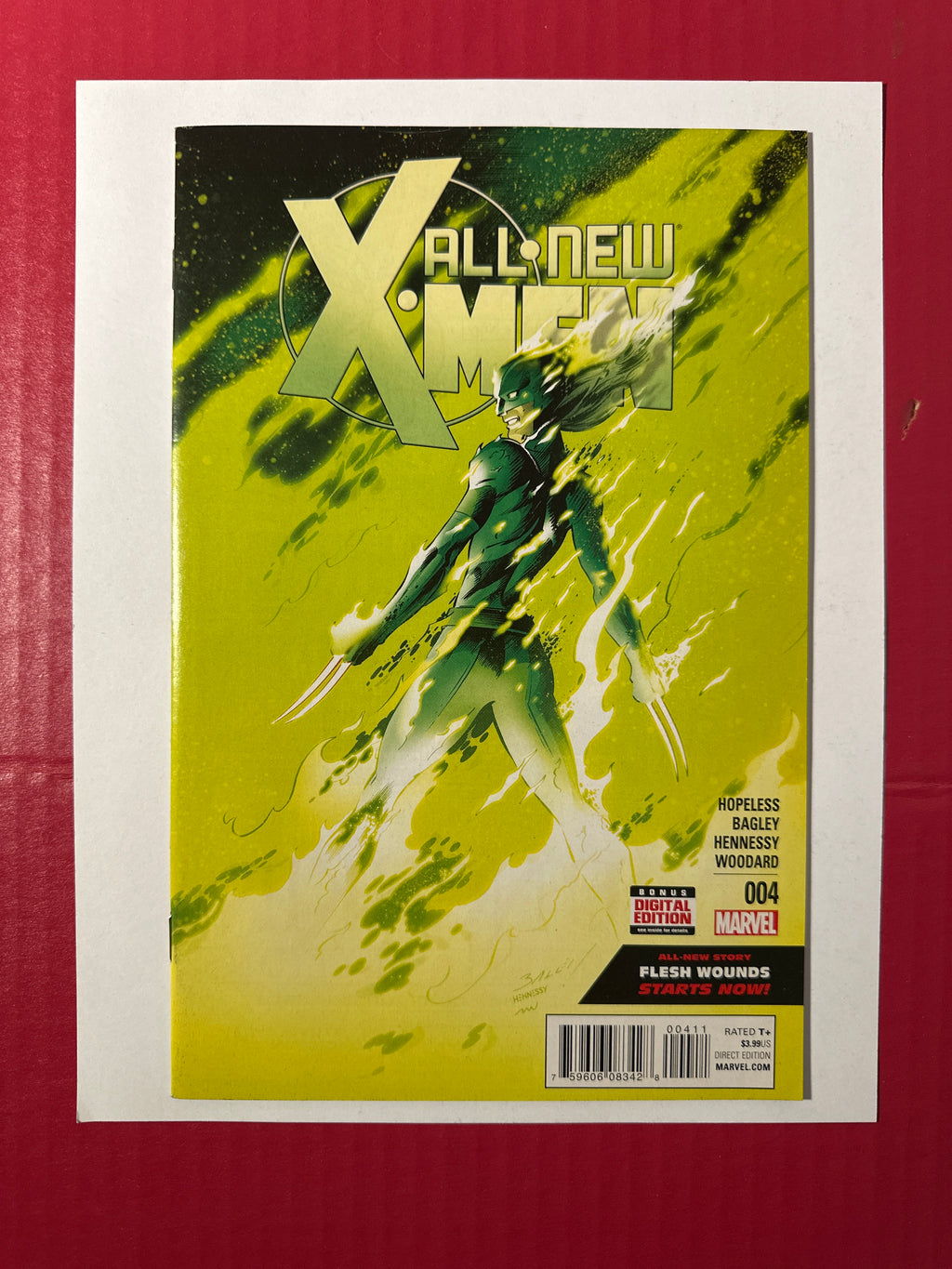 All-New X-Men, Vol. 2 #4A (Marvel Comics 2016) Mark Bagley Regular Cover by Ugly Monkey Comics