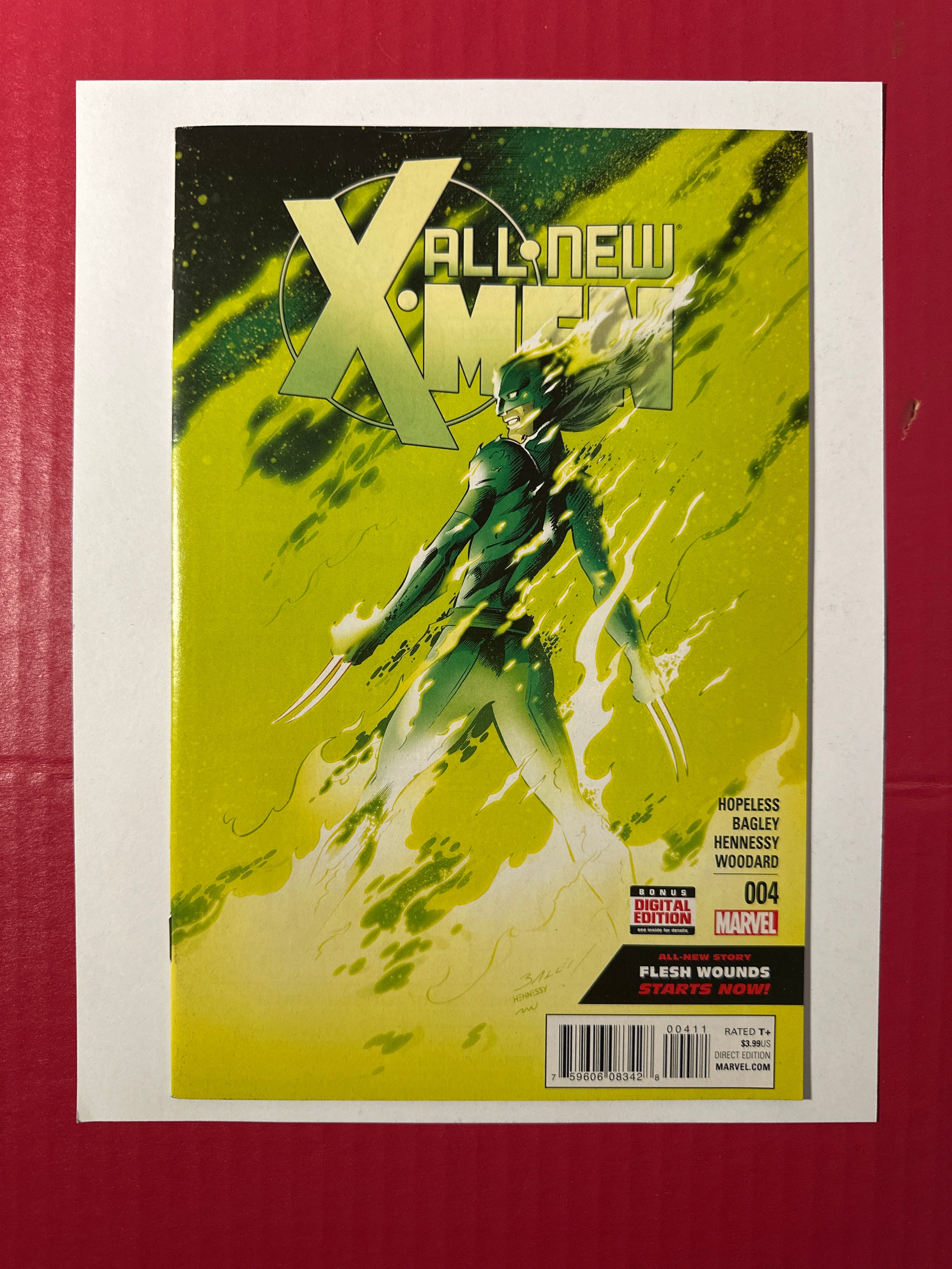 All-New X-Men, Vol. 2 #4A (Marvel Comics 2016) Mark Bagley Regular Cover by Ugly Monkey Comics