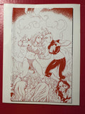 Red Sonja: Age of Chaos #1 15 Copy FOC Garza Red and White Tint by Ugly Monkey Comics