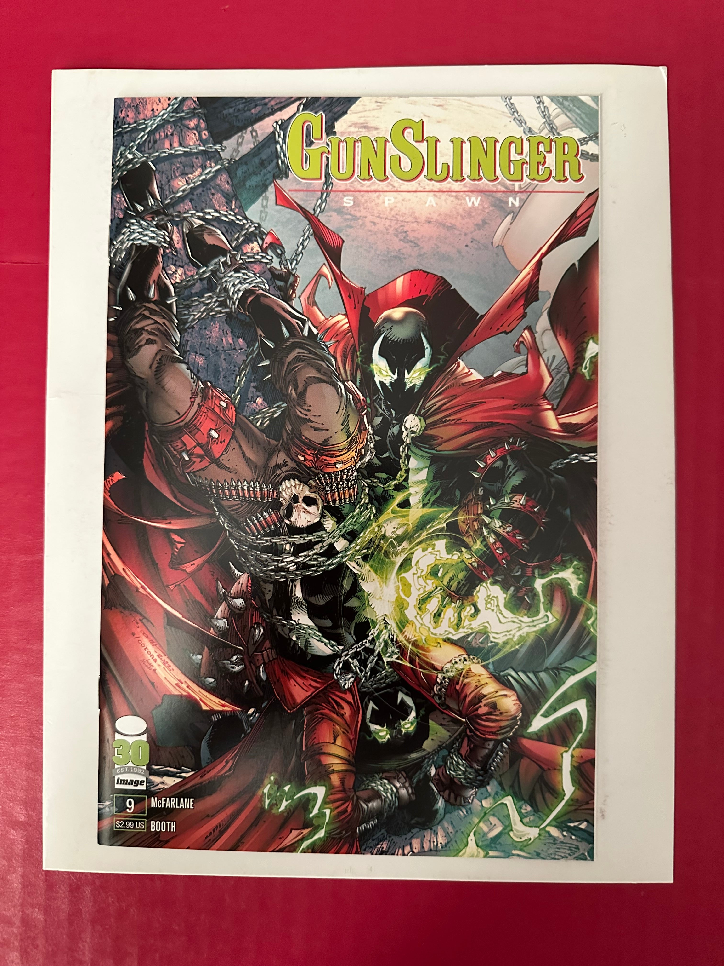 Gunslinger Spawn #9B (2022) Brett Booth Cover by Ugly Monkey Comics