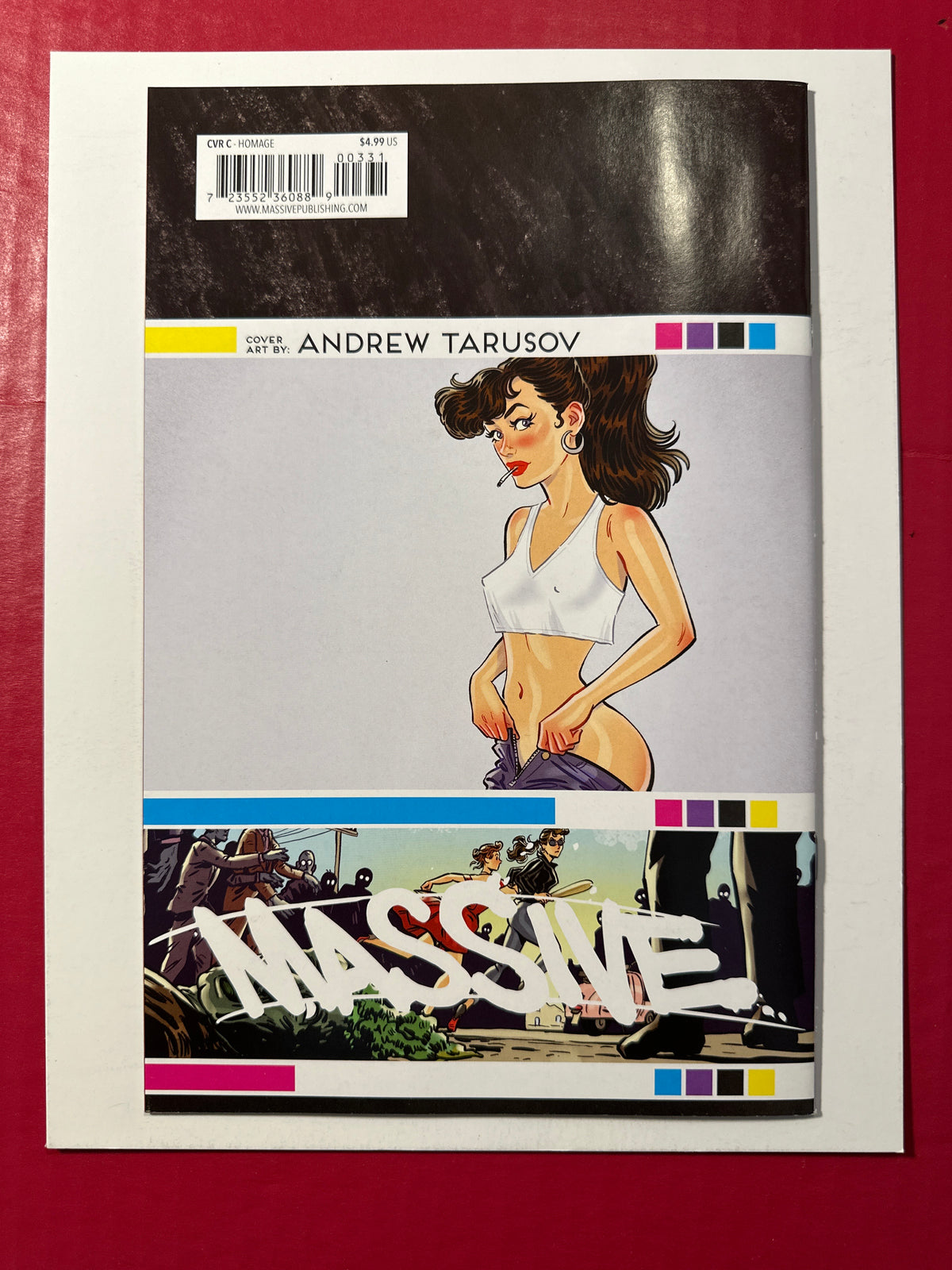 Pinupocalypse #3C (Massive 2025) Andrew Taruscov Homage Variant by Ugly Monkey Comics
