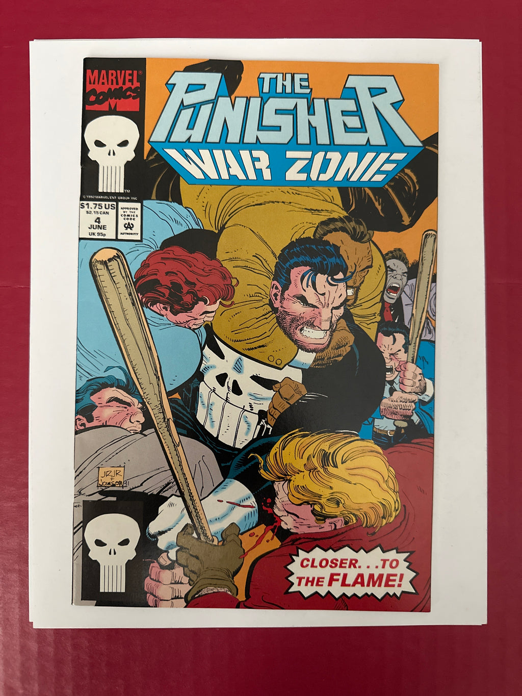 The Punisher War Zone Volume 1 #4 1992 Romita Jr Klaus Janson Art by Ugly Monkey Comics