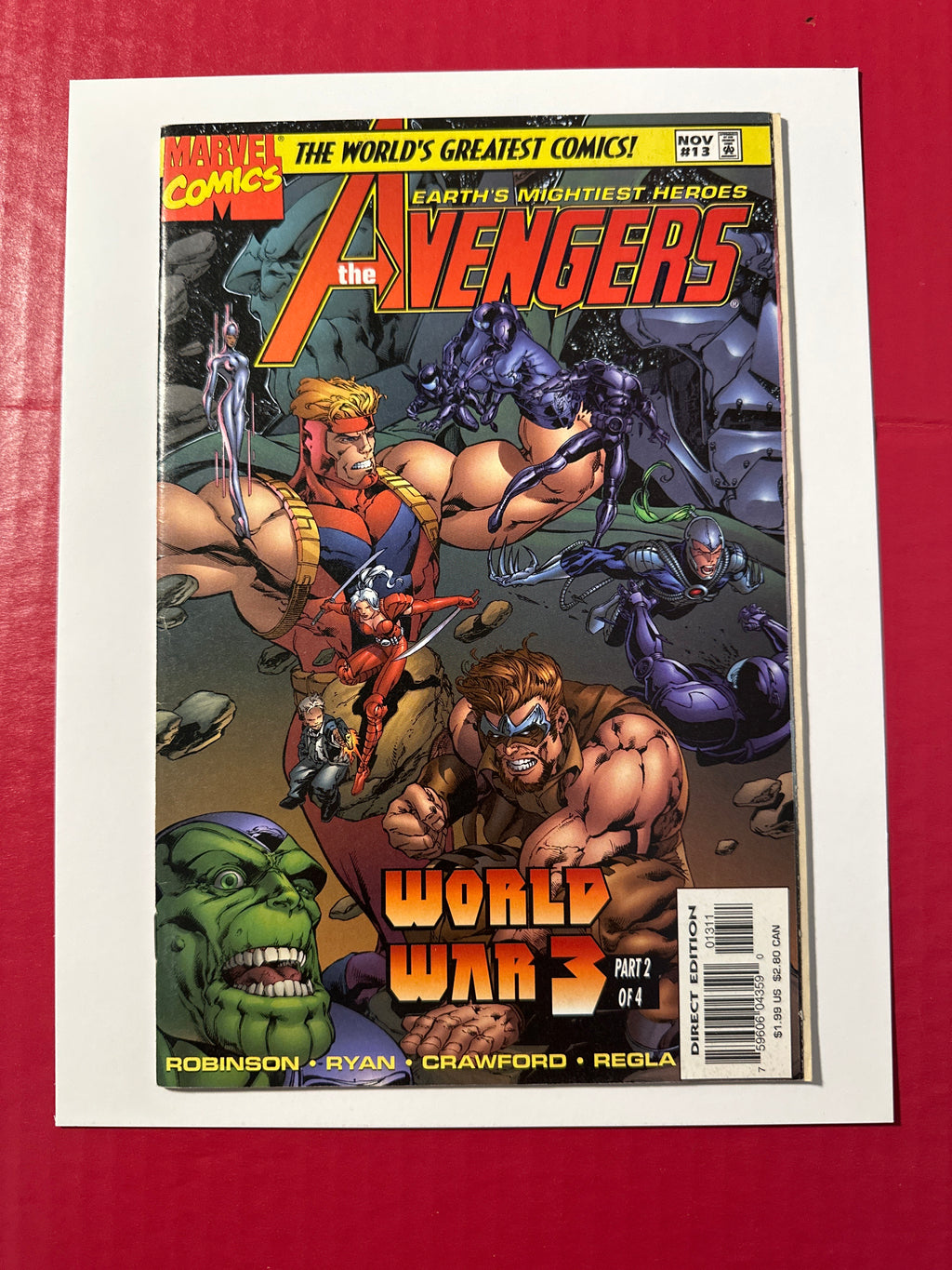 The Avengers, Vol. 2 #13A (Marvel Comics 1997) Direct Edition by Ugly Monkey Comics