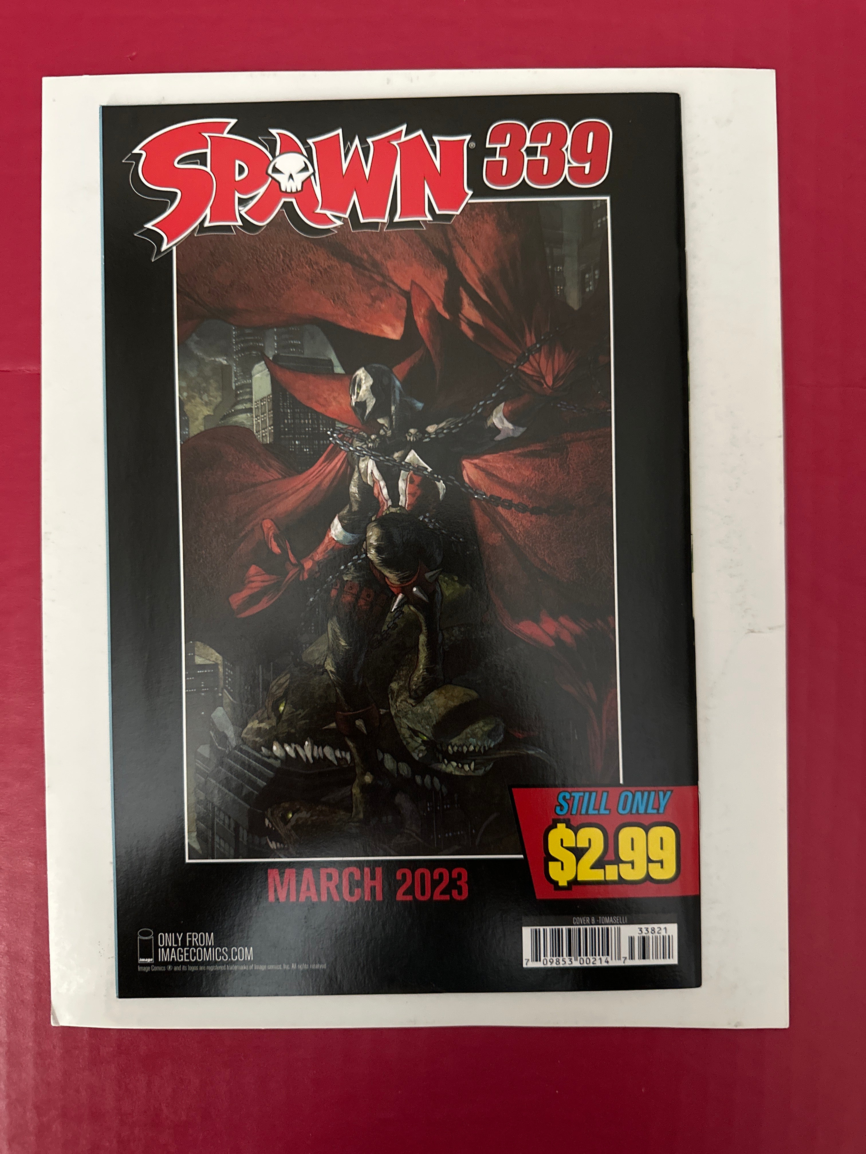 Spawn #338B (2023) by Ugly Monkey Comics