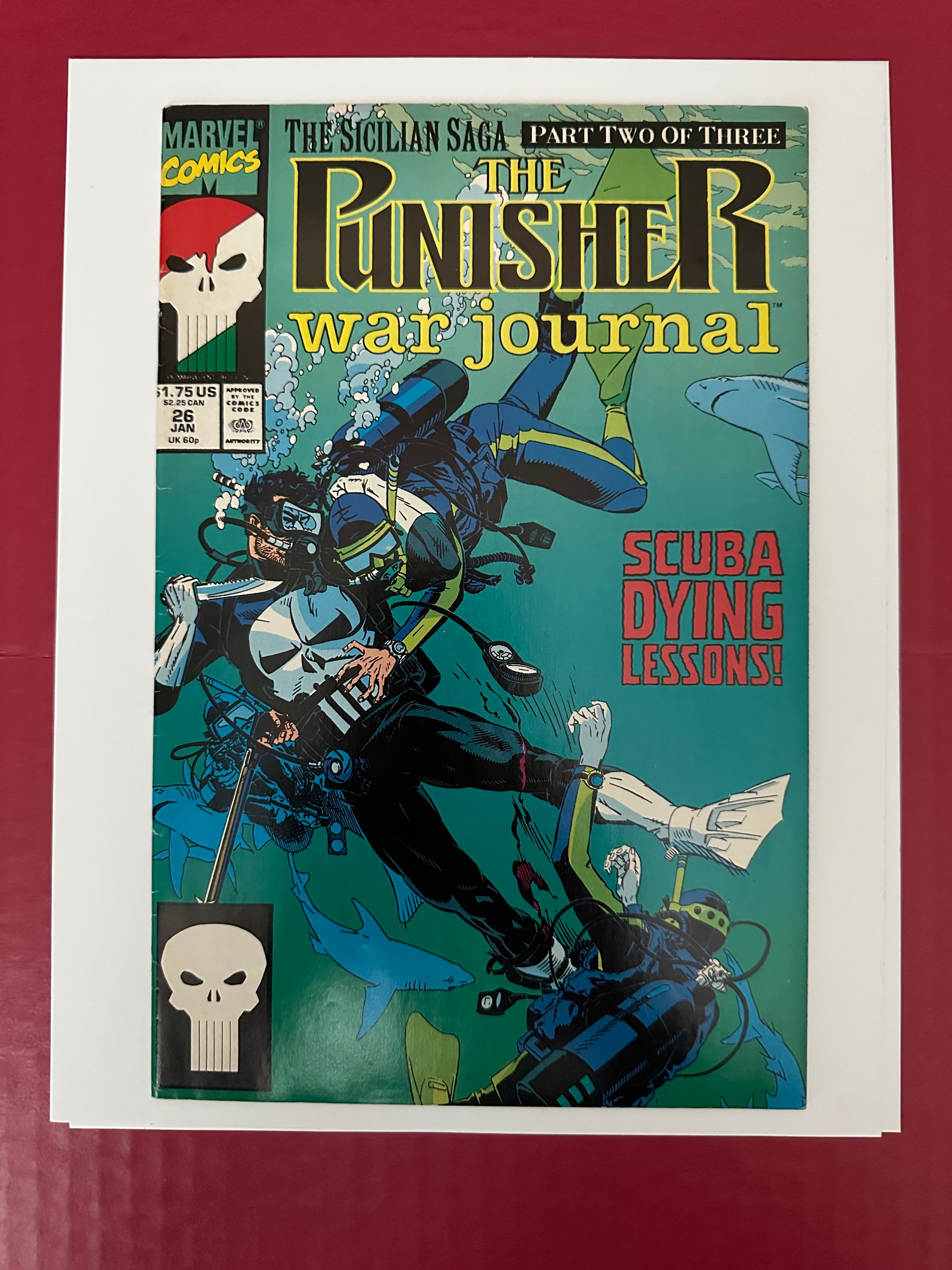 Punisher War Journal Vol 1 Issue 26A 1990 Part Two The Sicilian Saga by Ugly Monkey Comics