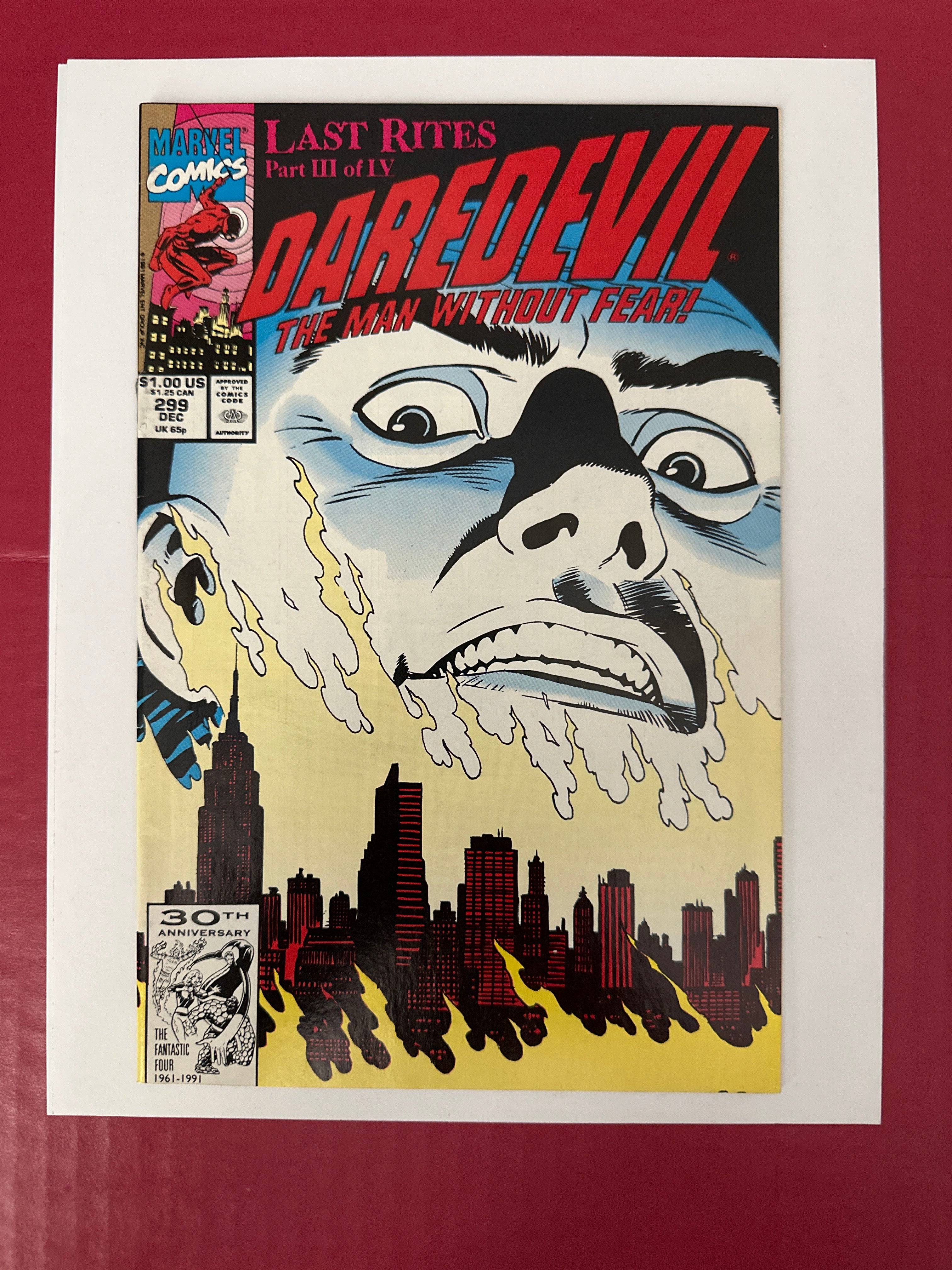 Daredevil, Vol. 1 #299A (1991) Direct Edition by Ugly Monkey Comics