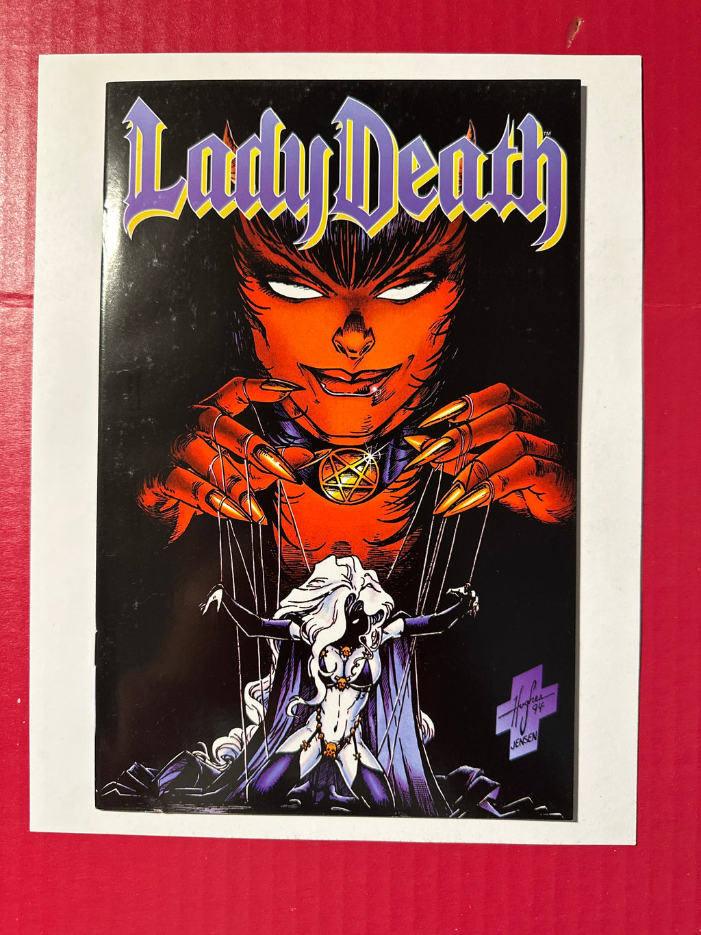 Lady Death II: Between Heaven and Hell #3A (Chaos! Comics 1995) Steven Hughes & Jason Jensen Standard Cover by Ugly Monkey Comics