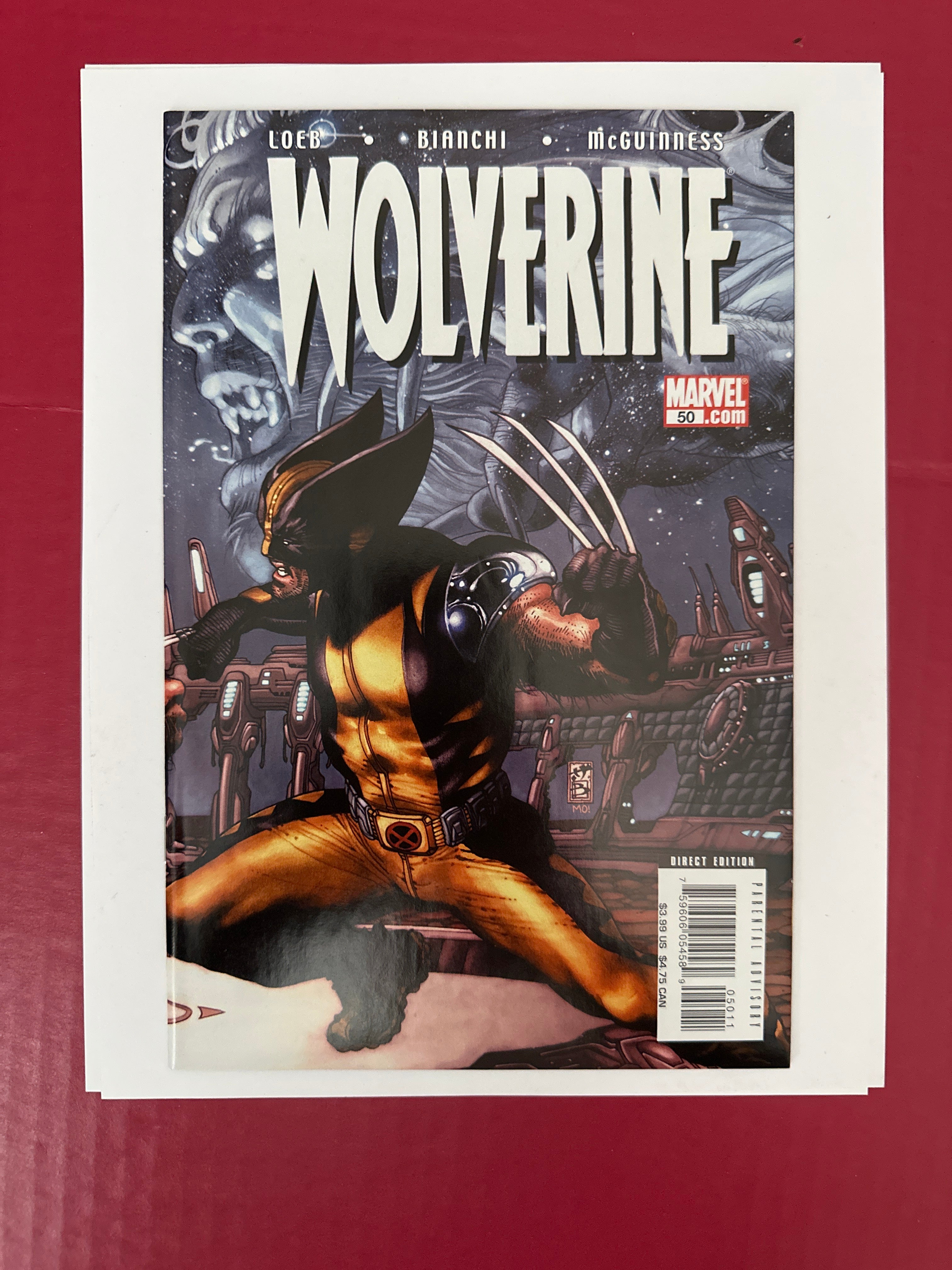 Wolverine, Vol. 3 #50A (2007) 1st cameo app. of Romulus by Ugly Monkey Comics