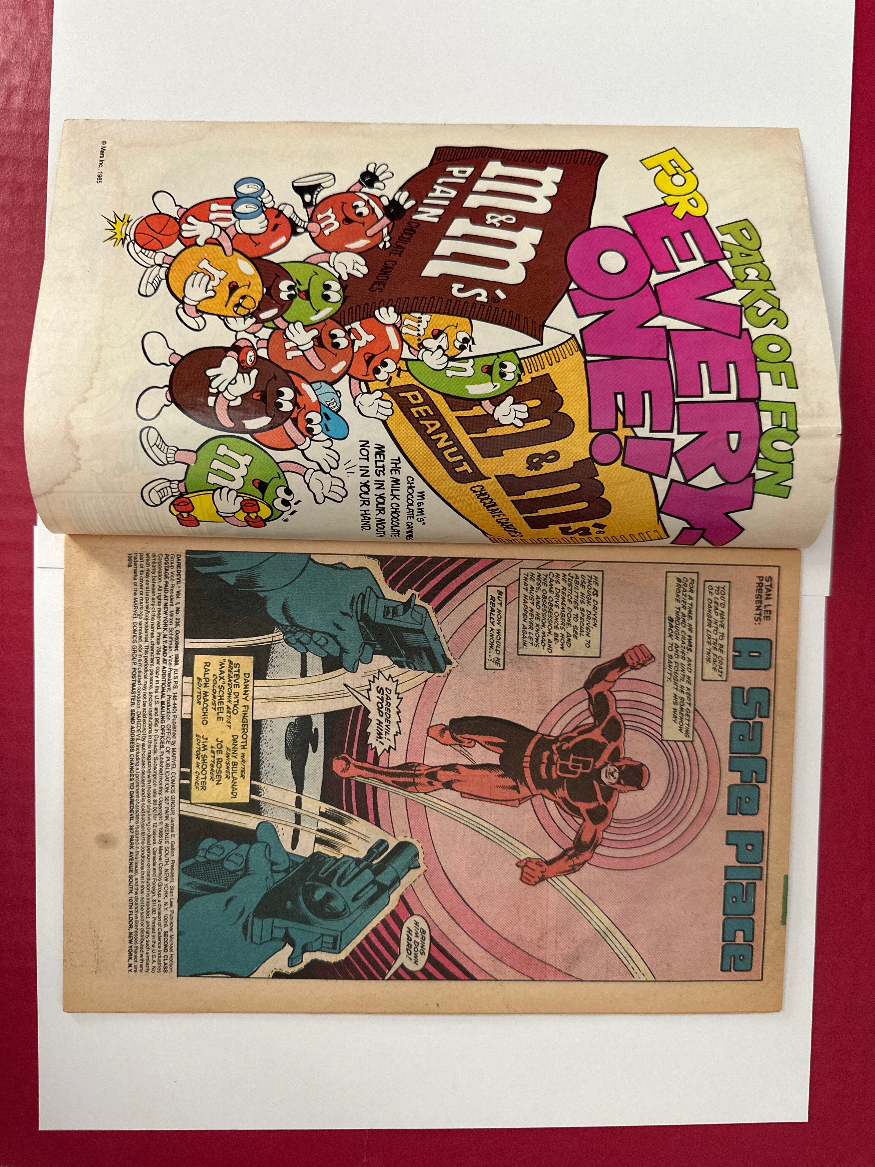 Daredevil, Vol. 1 #235B (1986) Newstand by Ugly Monkey Comics