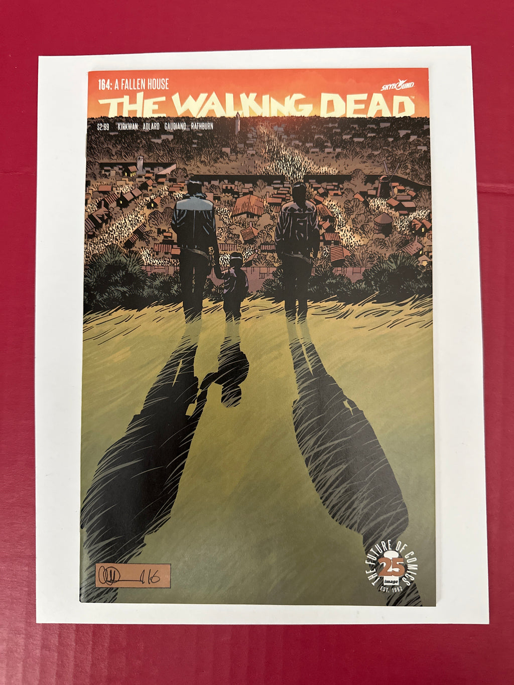 The Walking Dead #164 (Image Comics 2017) Charlie Adlard & Dave Stewart Cover by Ugly Monkey Comics
