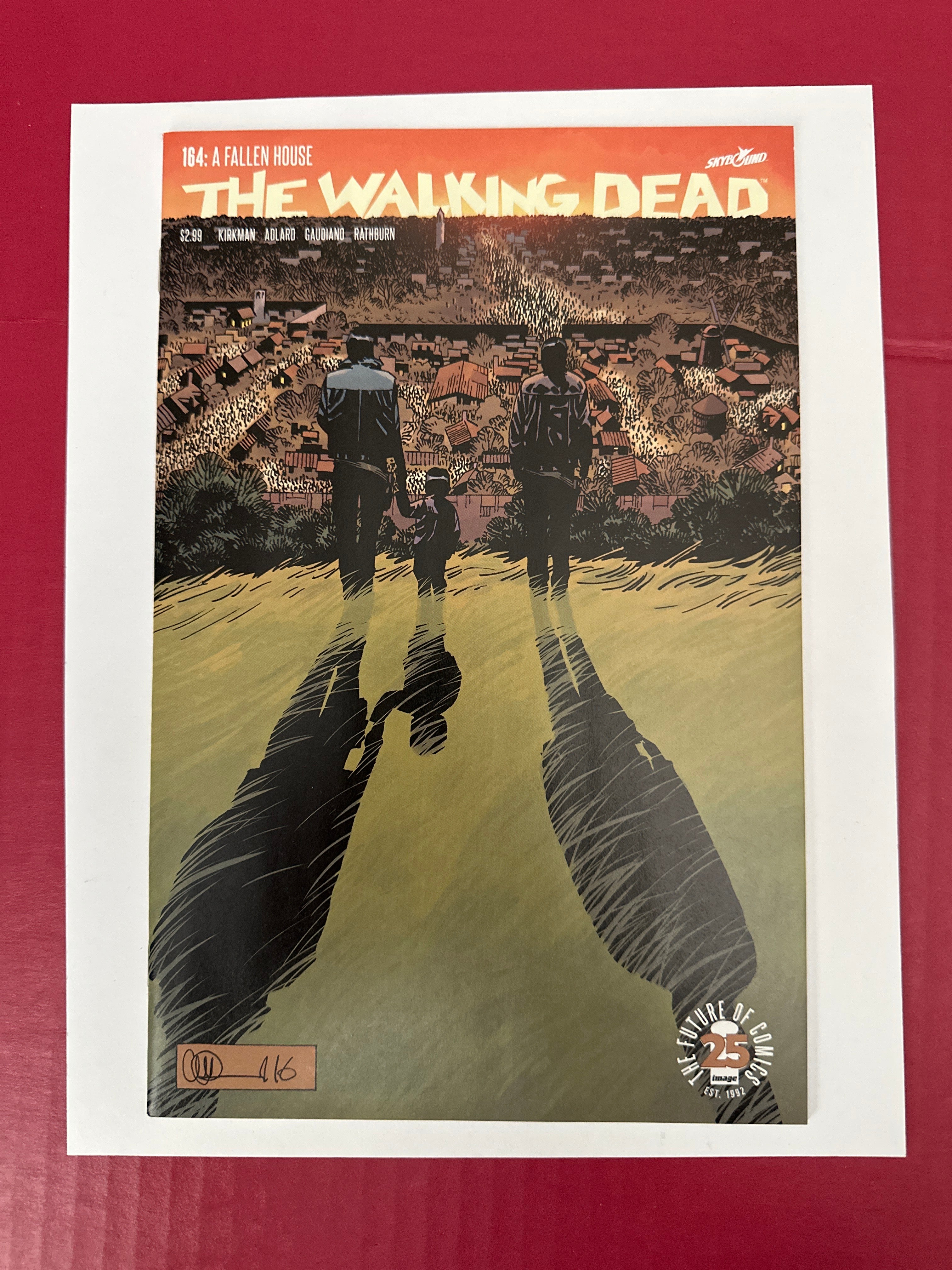 The Walking Dead #164 (Image Comics 2017) Charlie Adlard & Dave Stewart Cover by Ugly Monkey Comics