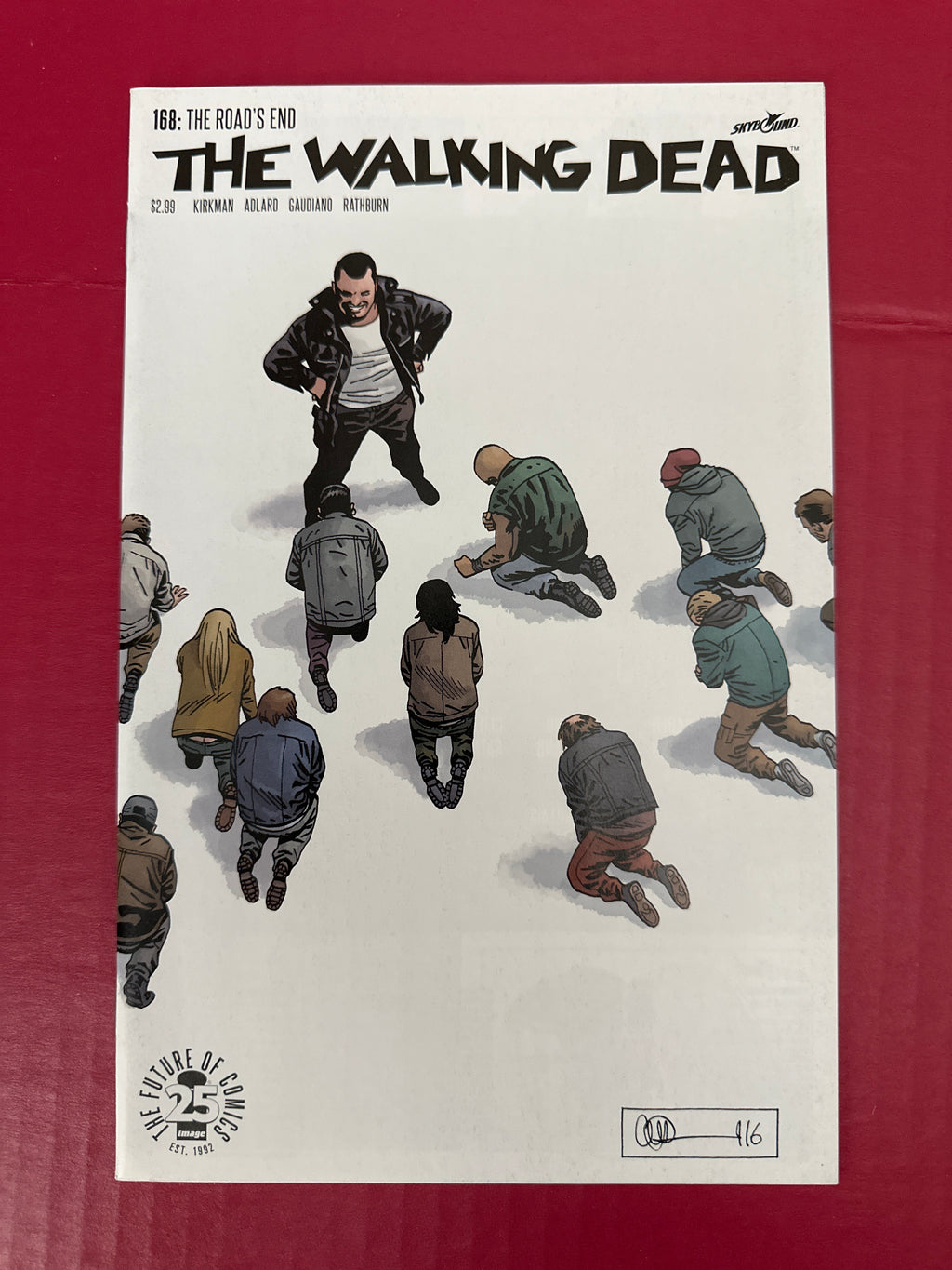 The Walking Dead #168 (Image Comics 2017) Charlie Adlard & Dave Stewart Cover by Ugly Monkey Comics