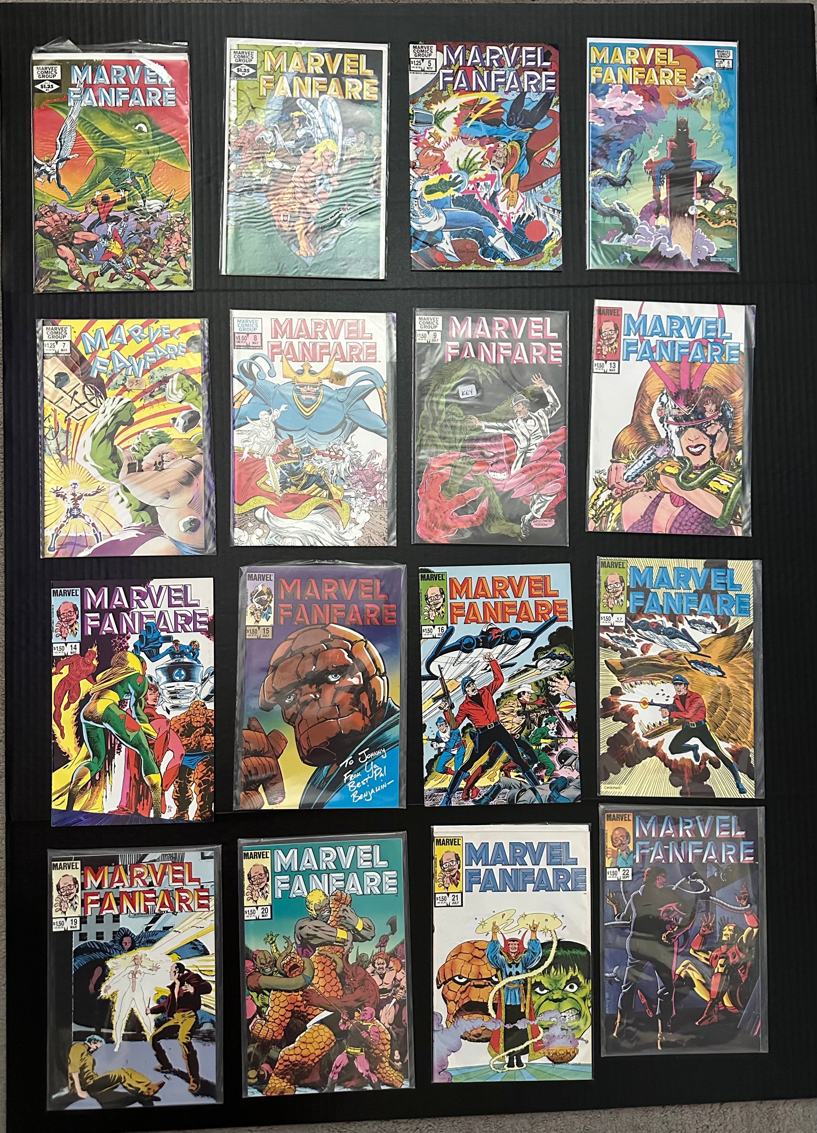 Lot of 33 Marvel Fanfare comics (1982 - 1988) 3 Key Issues by Ugly Monkey Comics