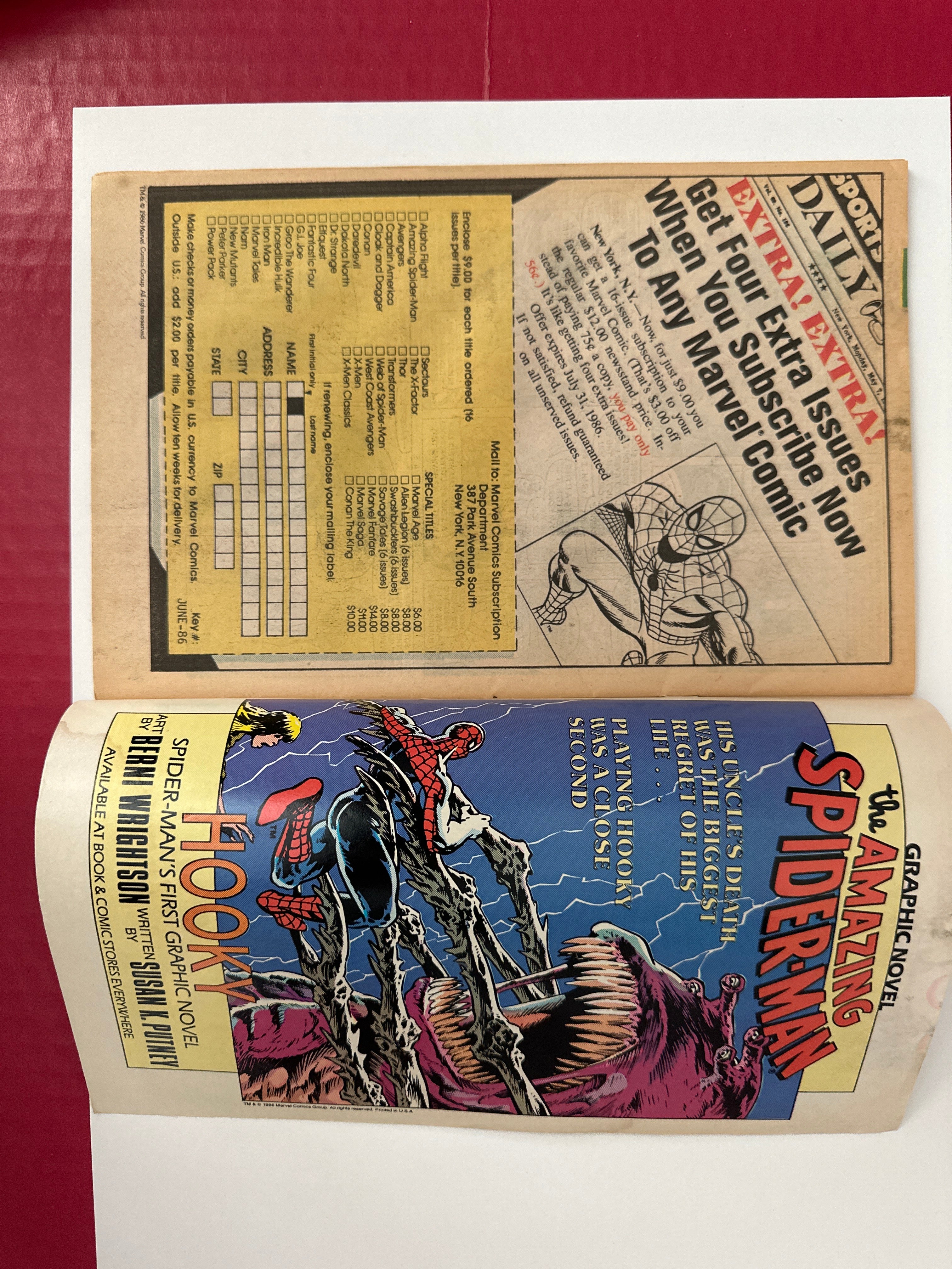 Daredevil, Vol. 1 #235B (1986) Newstand by Ugly Monkey Comics
