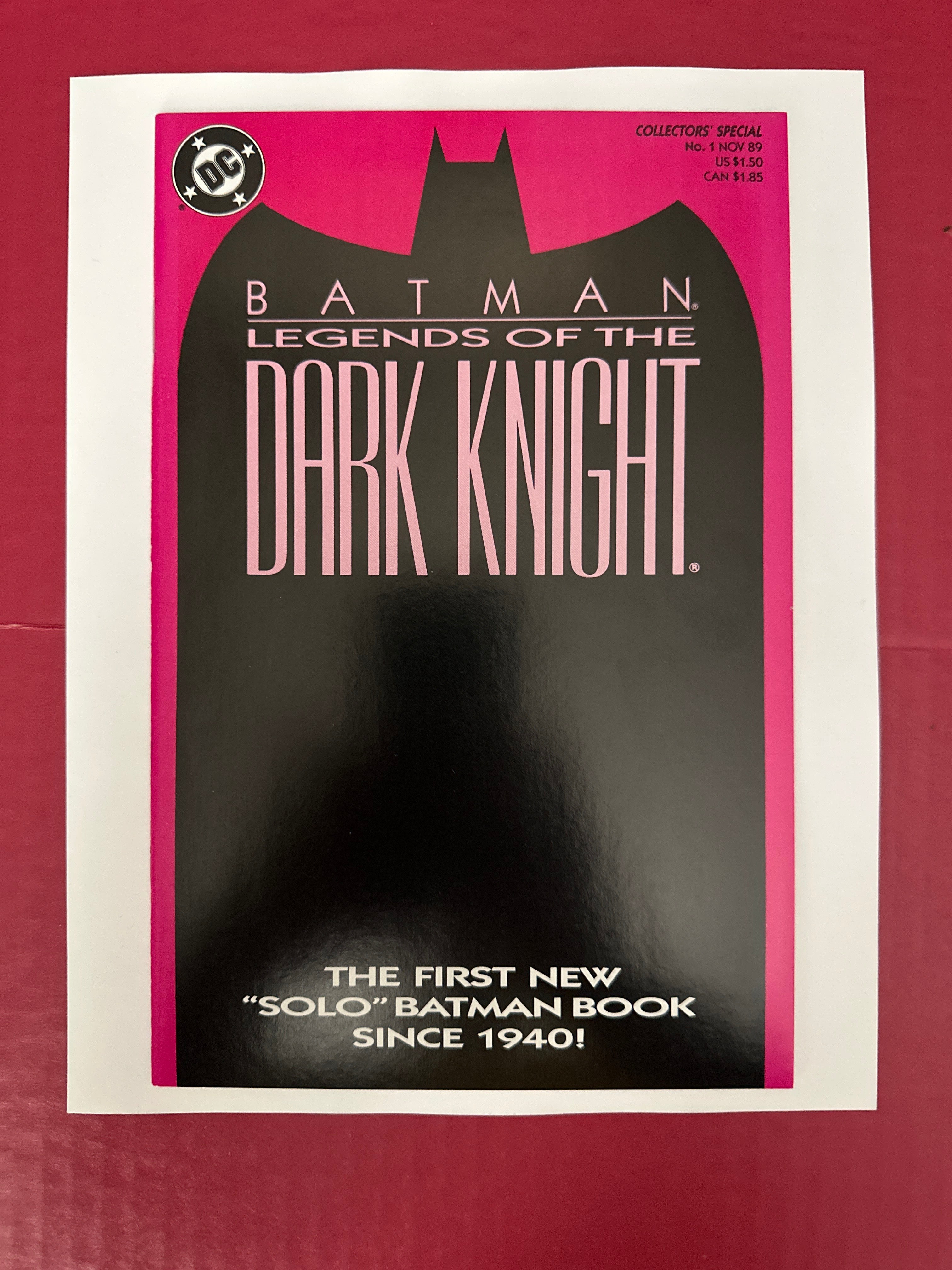 Batman: Legends of the Dark Knight #1C (DC Comics 1989) Premiere Issue by Ugly Monkey Comics