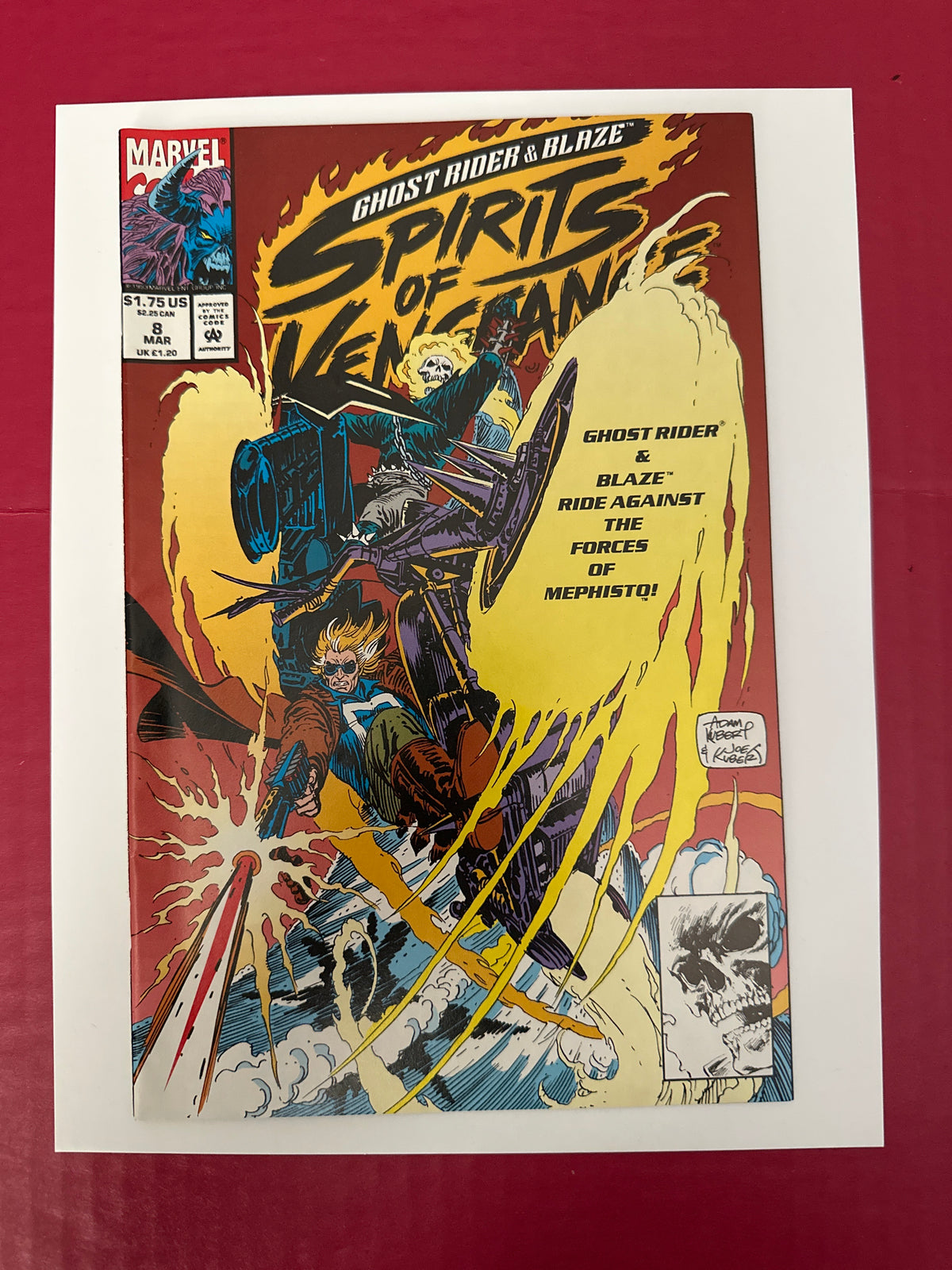 Ghost Rider / Blaze: Spirits of Vengeance #8A (Marvel Comics 1993) by Ugly Monkey Comics