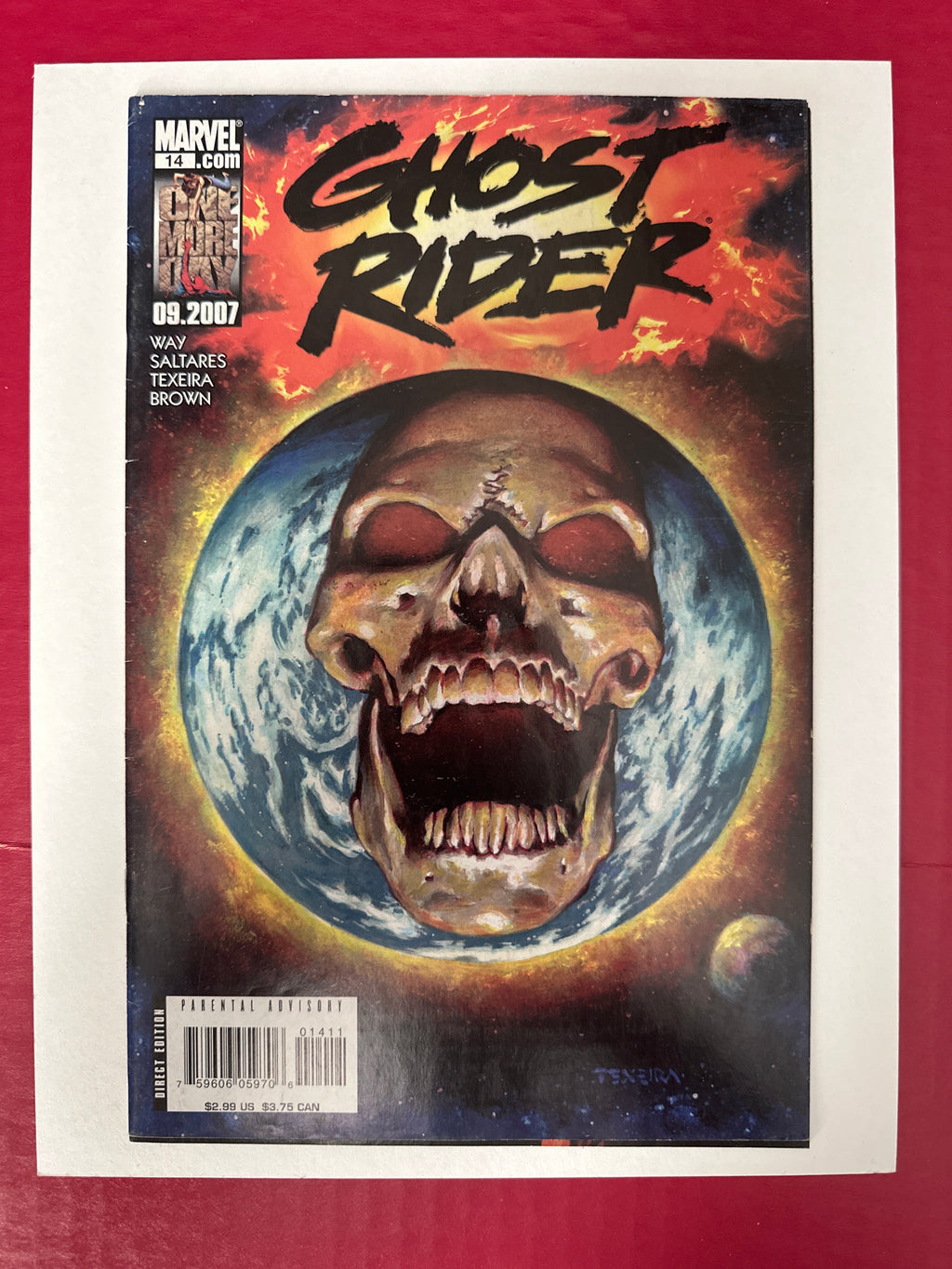Ghost Rider, Vol. 5 #14A (Marvel Comics 2007) by Ugly Monkey Comics