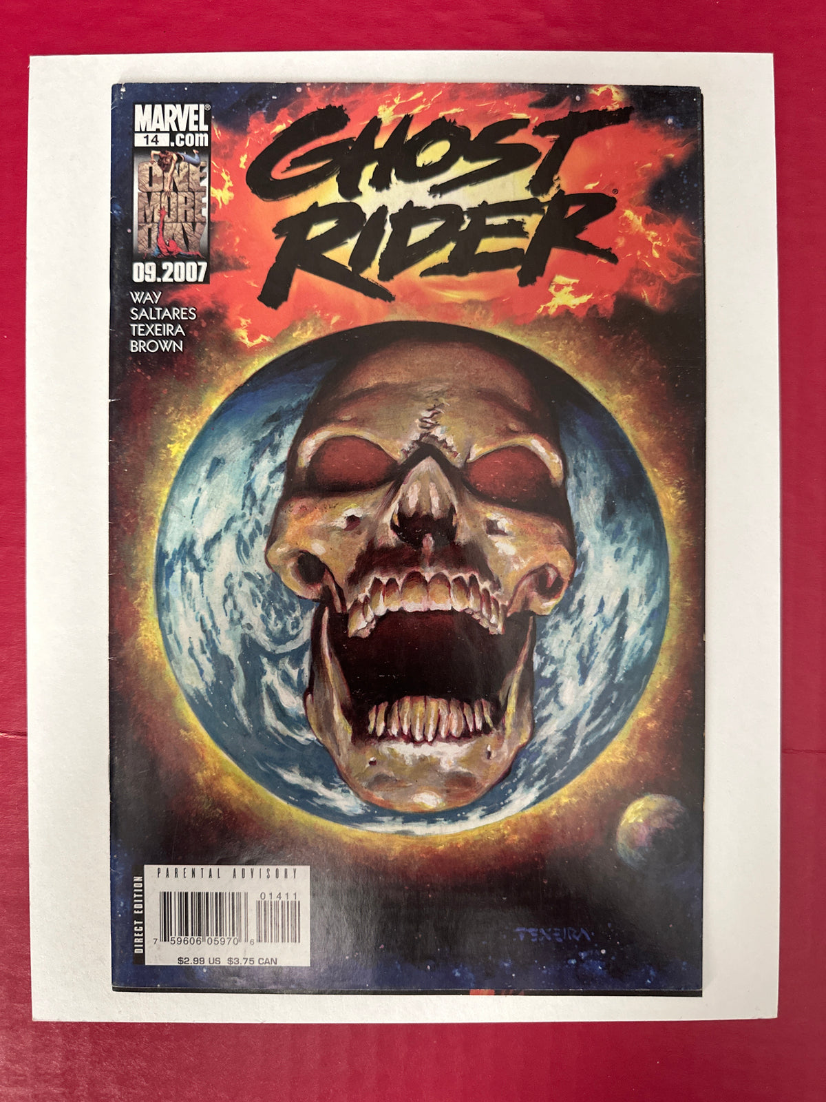 Ghost Rider, Vol. 5 #14A (Marvel Comics 2007) by Ugly Monkey Comics