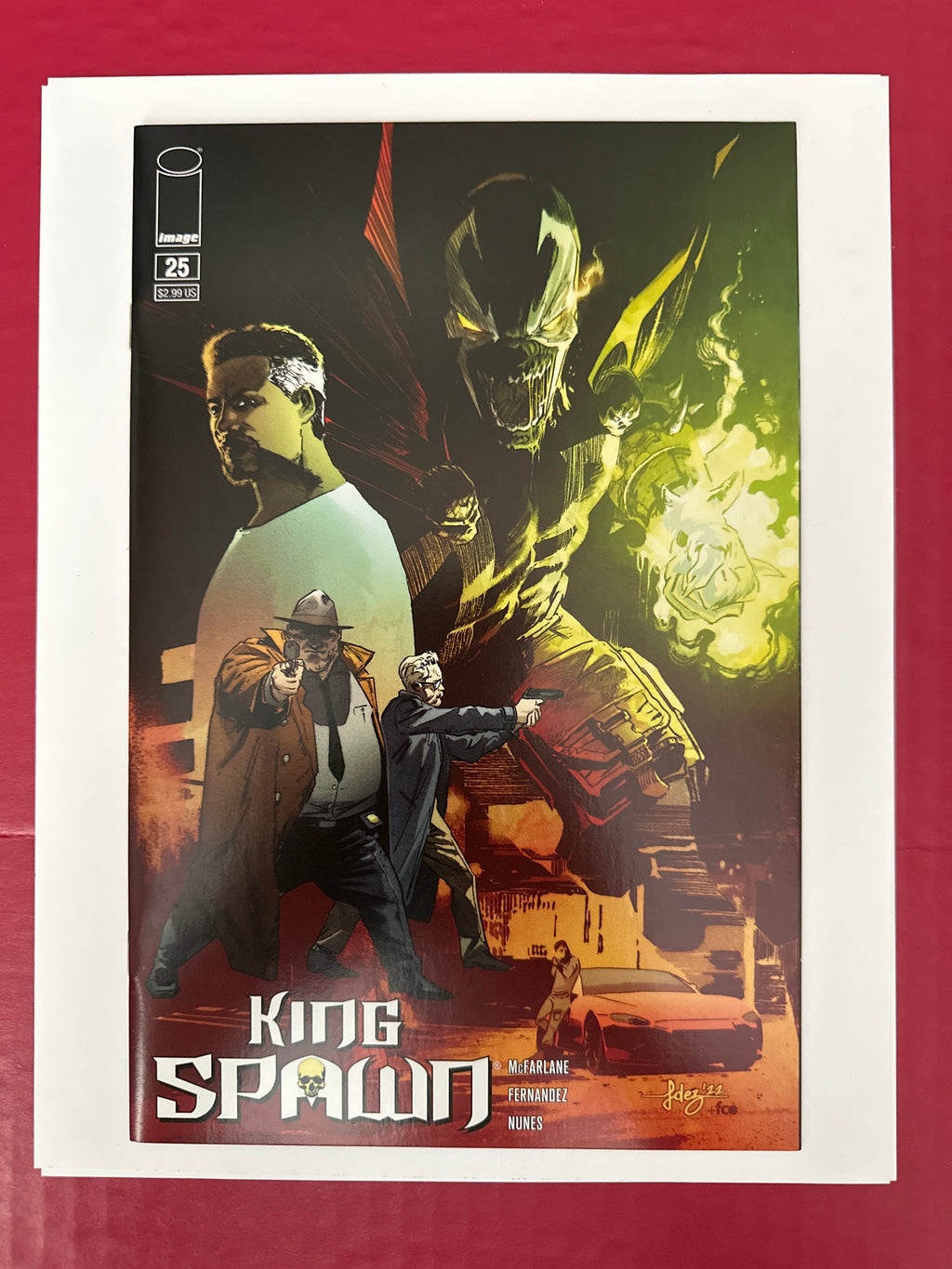 King Spawn #25B (2023) by Ugly Monkey Comics