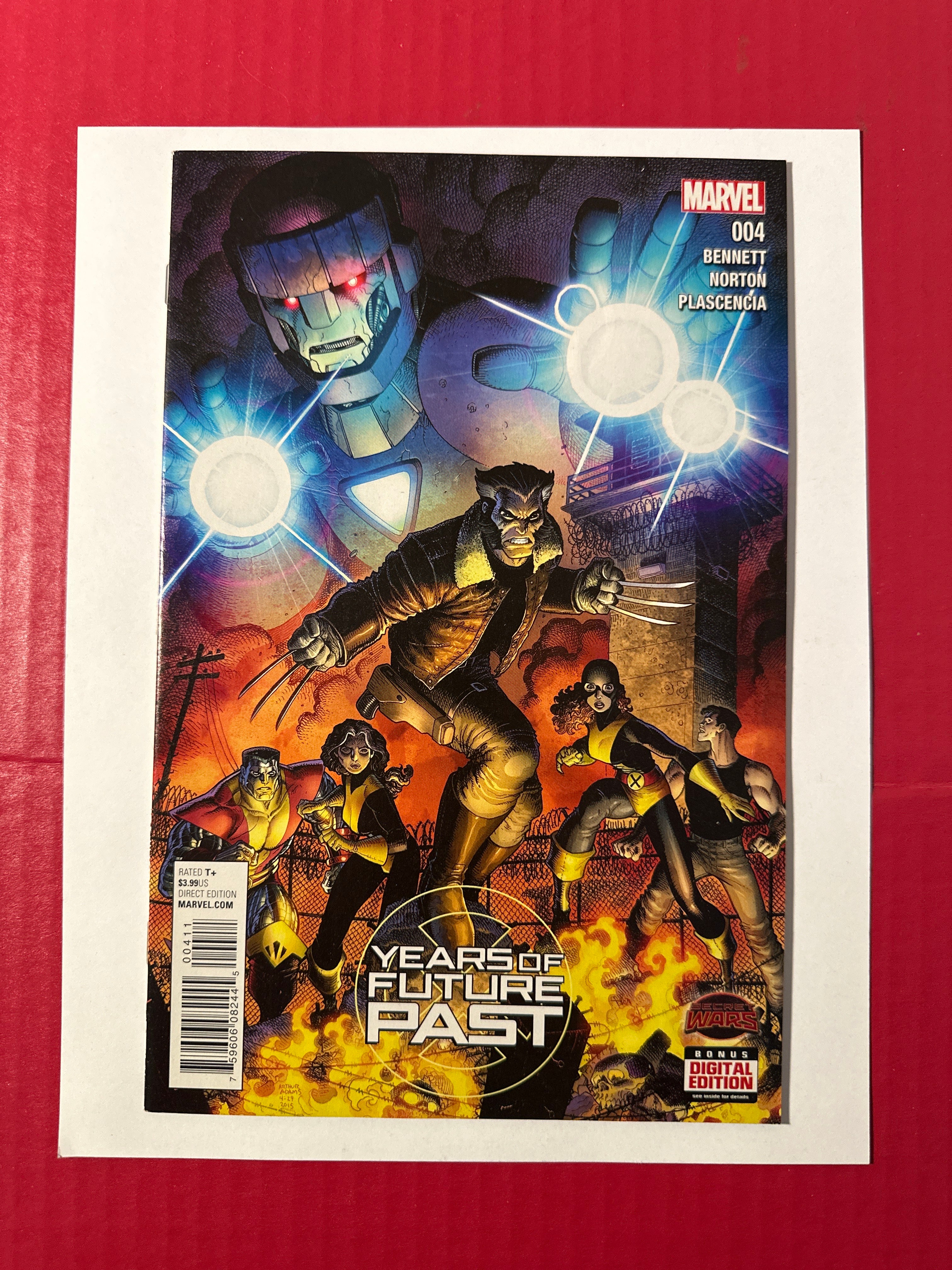 Years of Future Past #4 (Marvel Comics 2015) Arthur Adams Regular Cover by Ugly Monkey Comics