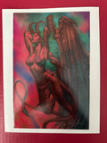 Hell Sonja #1V (2022) Incentive Lucio Parrillo Ultraviolet Virgin Cover by Ugly Monkey Comics