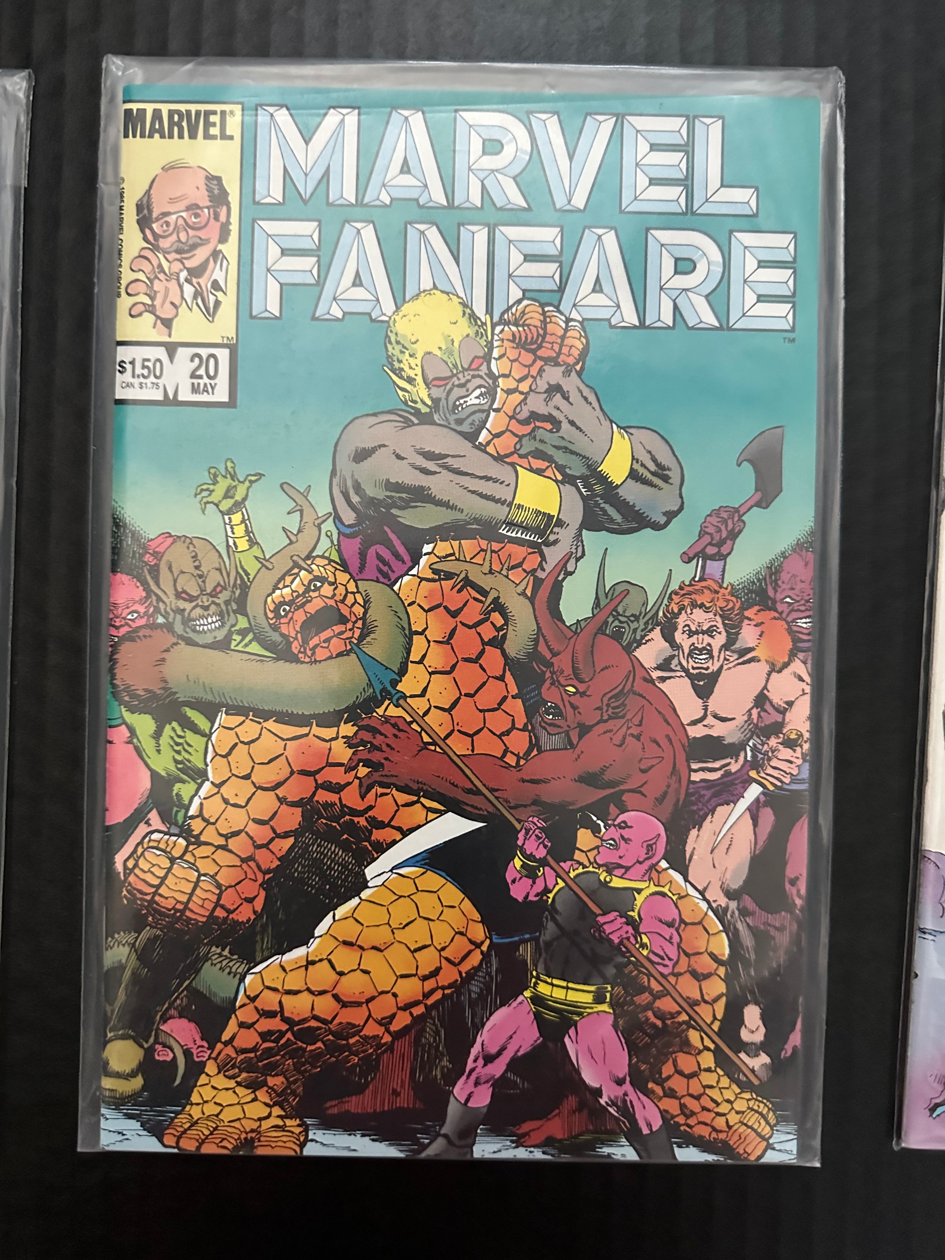 Lot of 33 Marvel Fanfare comics (1982 - 1988) 3 Key Issues by Ugly Monkey Comics