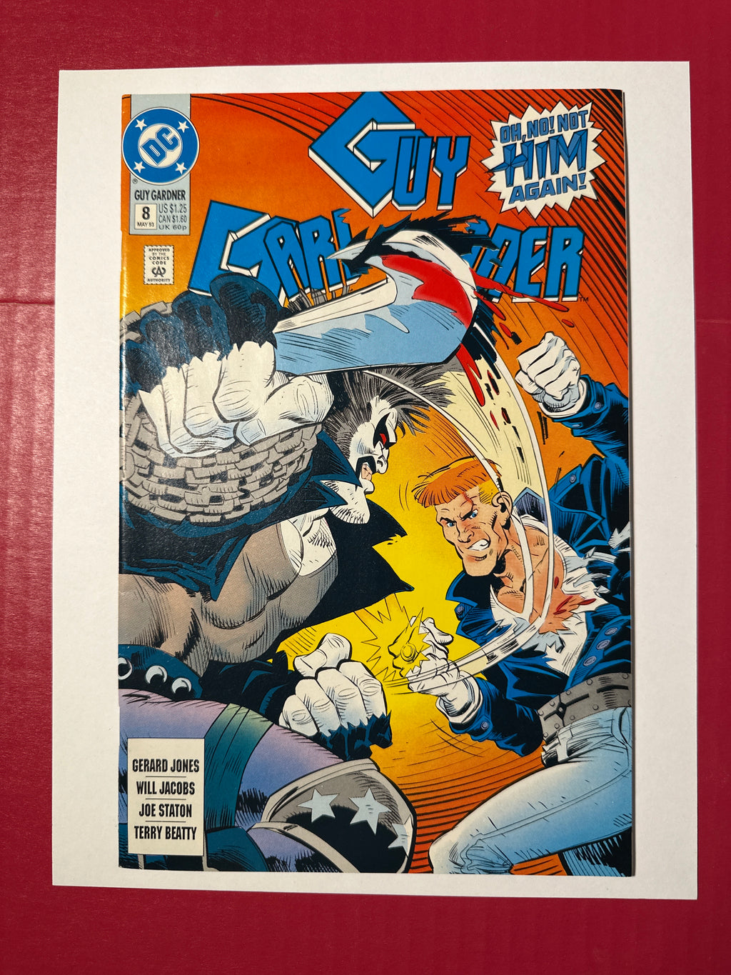 Guy Gardner: Warrior #8 (DC Comics 1993) Direct Edition by Ugly Monkey Comics