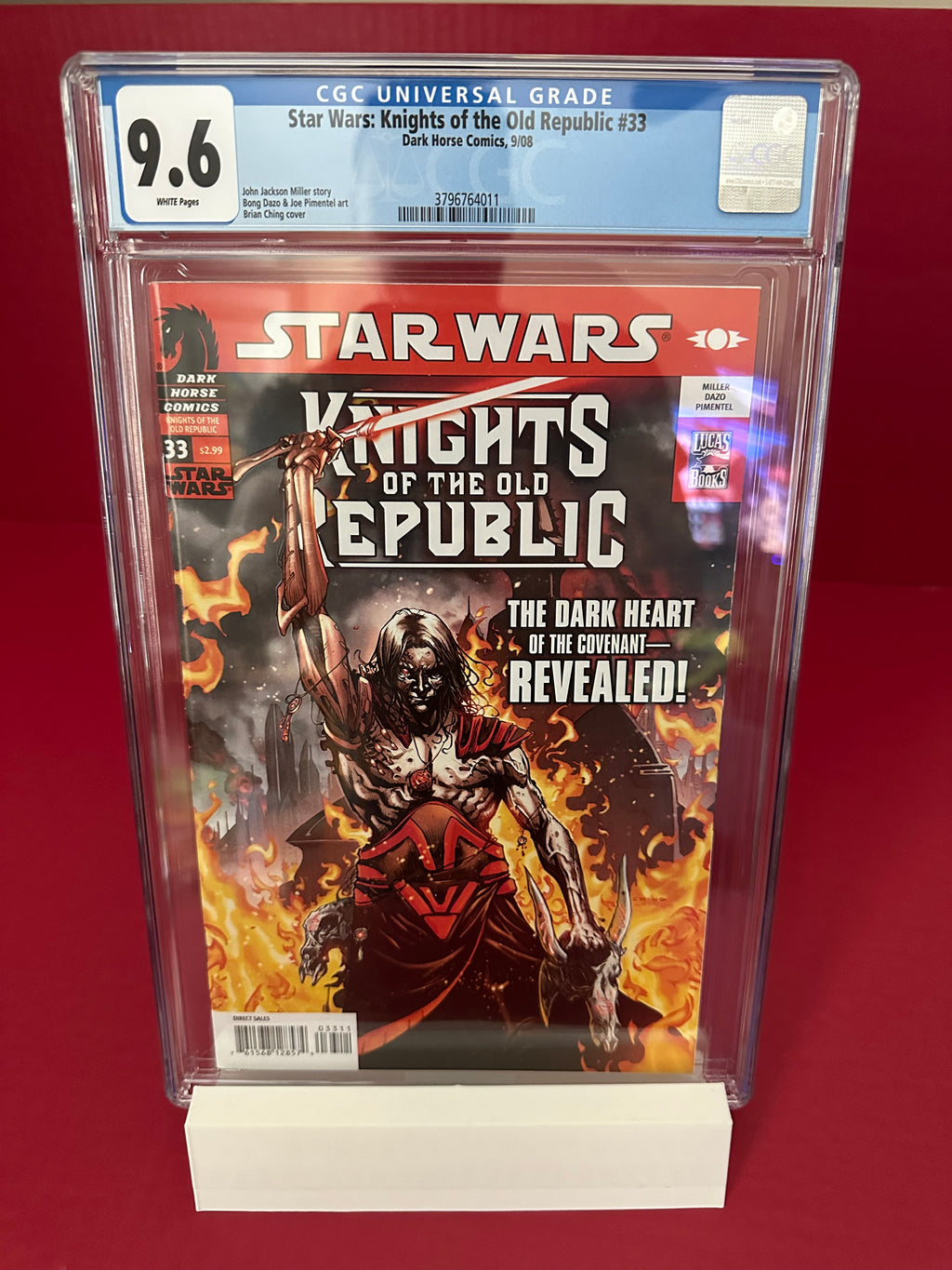 Star Wars Knights of the Old Republic (2008) #33 Graded CGC 9.6 KEY by Ugly Monkey Comics