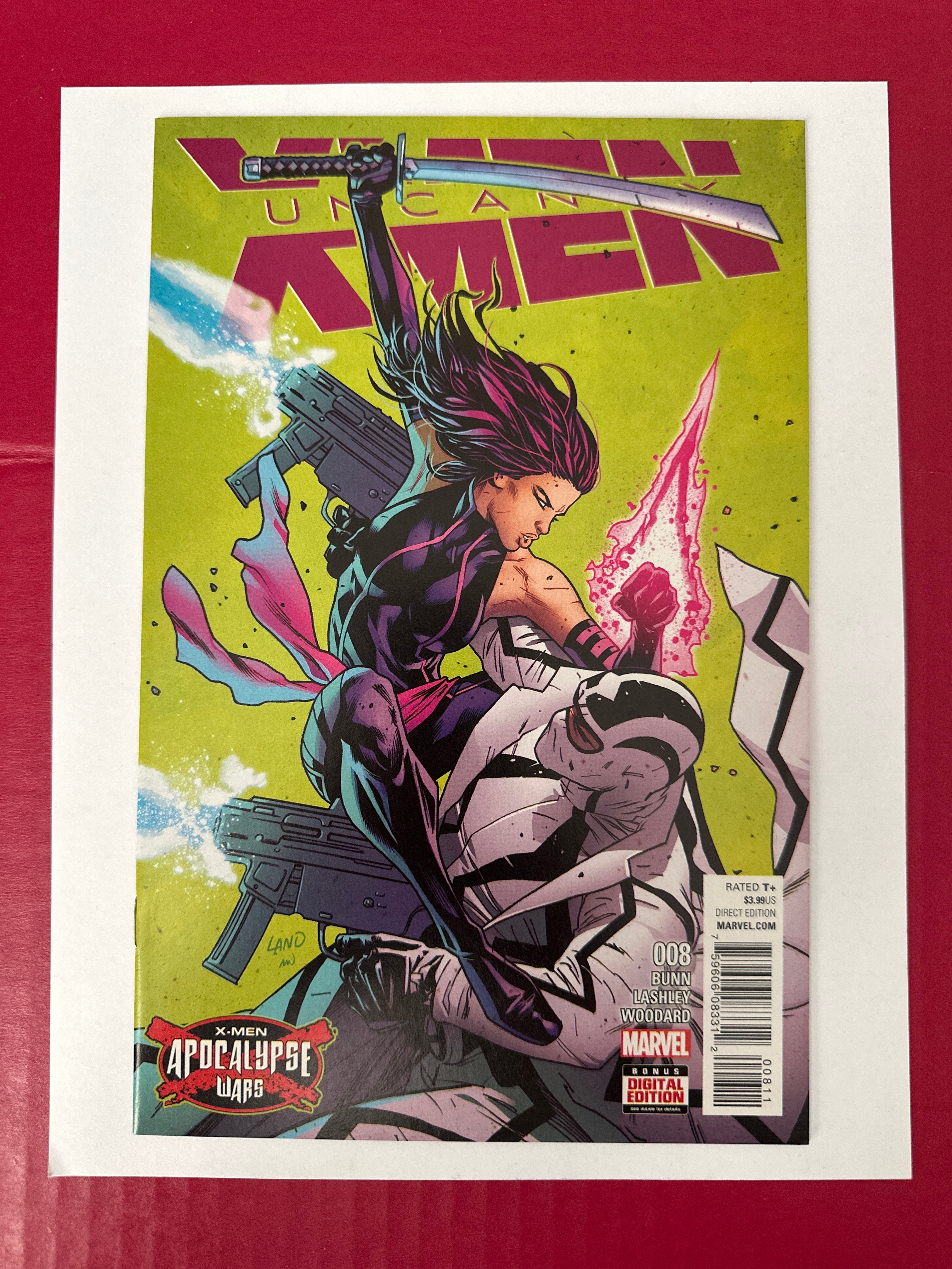 Uncanny X-Men, Vol. 4 #8 (Marvel Comics 2016) by Ugly Monkey Comics
