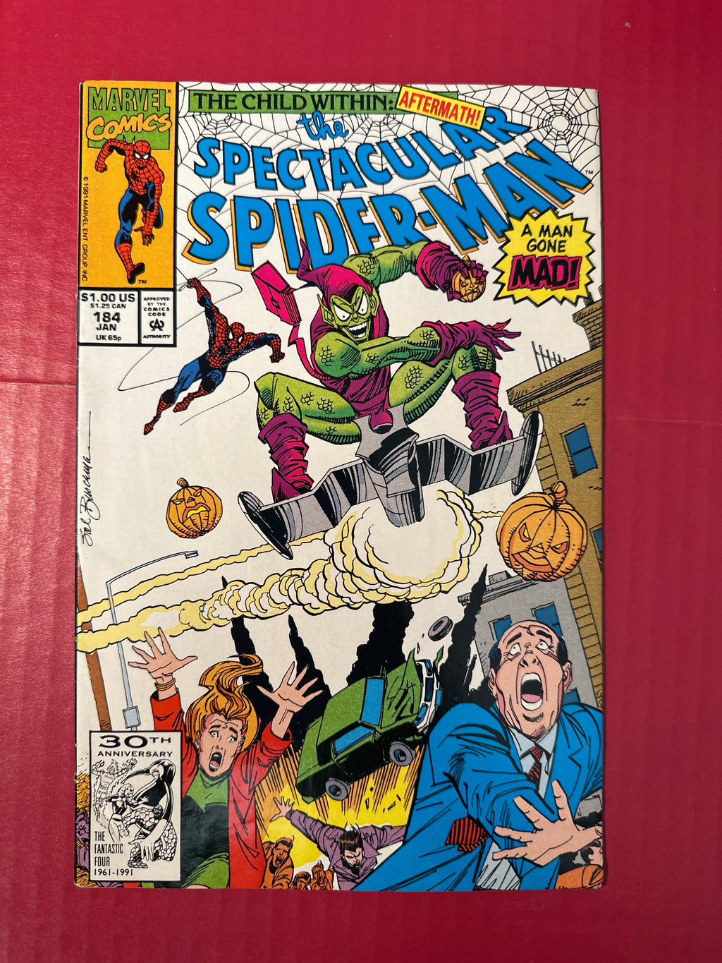 The Spectacular Spider-Man, Vol. 1 #184 (Marvel Comics 1991) Direct Edition by Ugly Monkey Comics