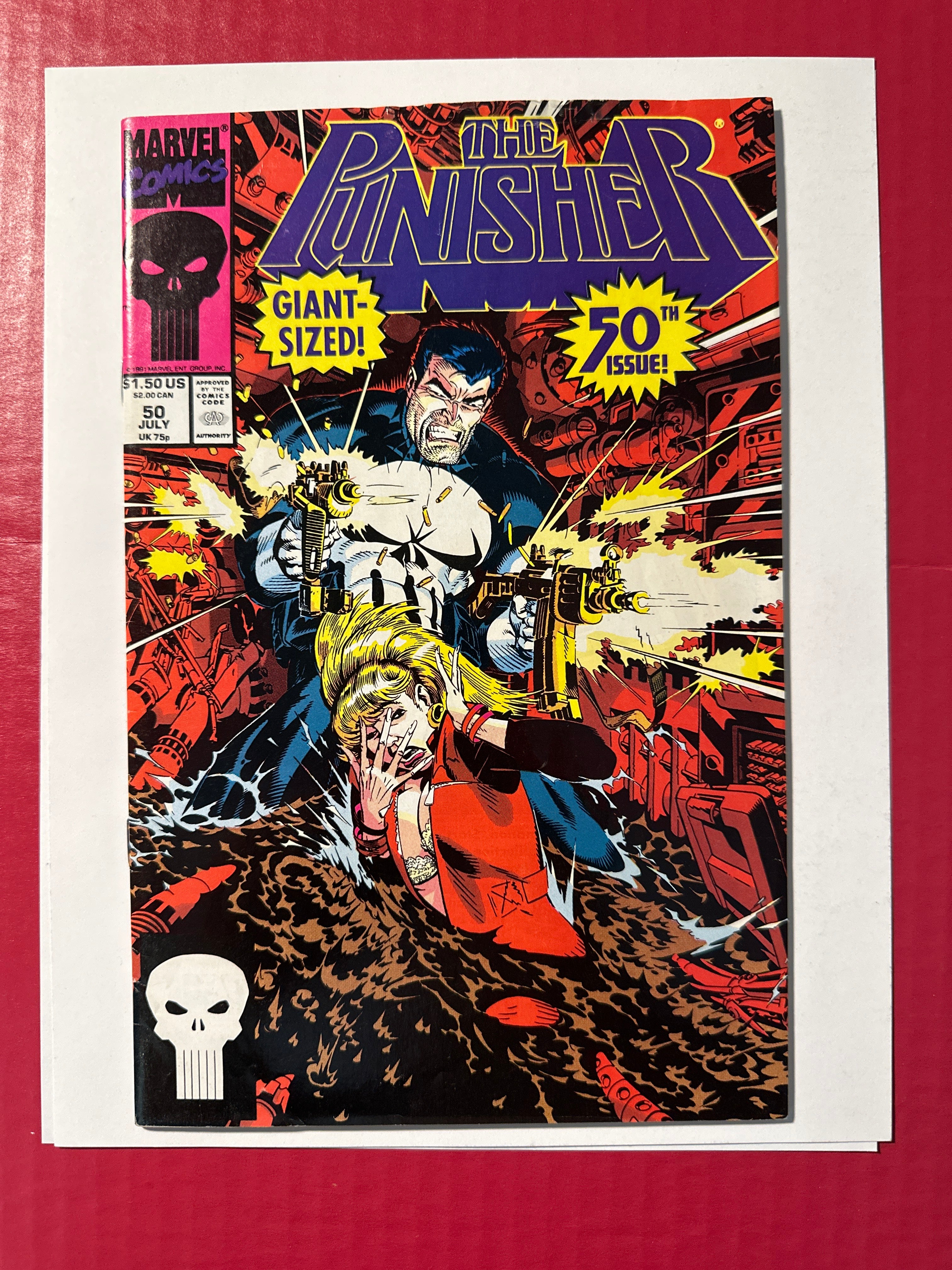 The Punisher Vol 2 50A 1991 Comic Book by Ugly Monkey Comics