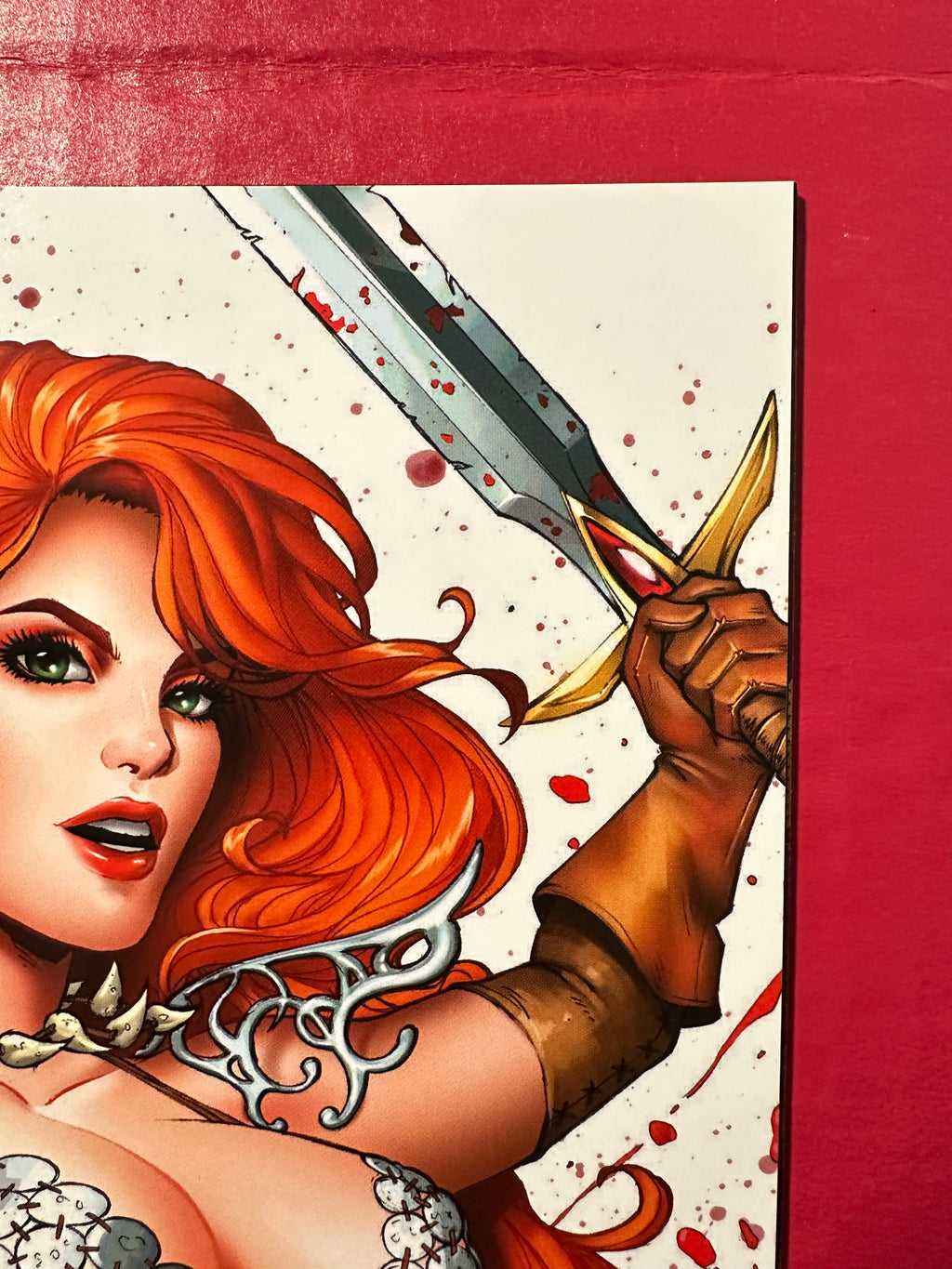 Unbreakable Red Sonja #1 (2022) Sorah Suhng NYCC Virgin Exclusive Limited to 400 by Ugly Monkey Comics
