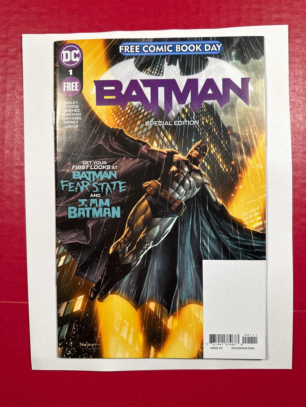 Free Comic Book Day 2021 (Batman) #1A (DC Comics 2021) by Ugly Monkey Comics