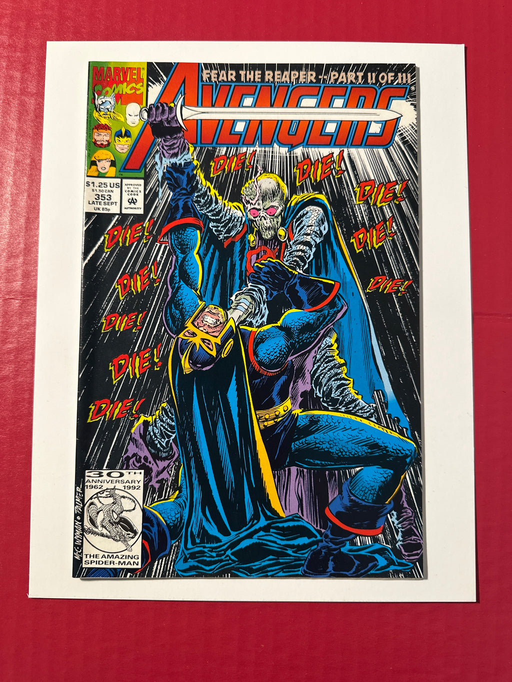 The Avengers, Vol. 1 #353A (Marvel Comics 1992) Direct Edition by Ugly Monkey Comics