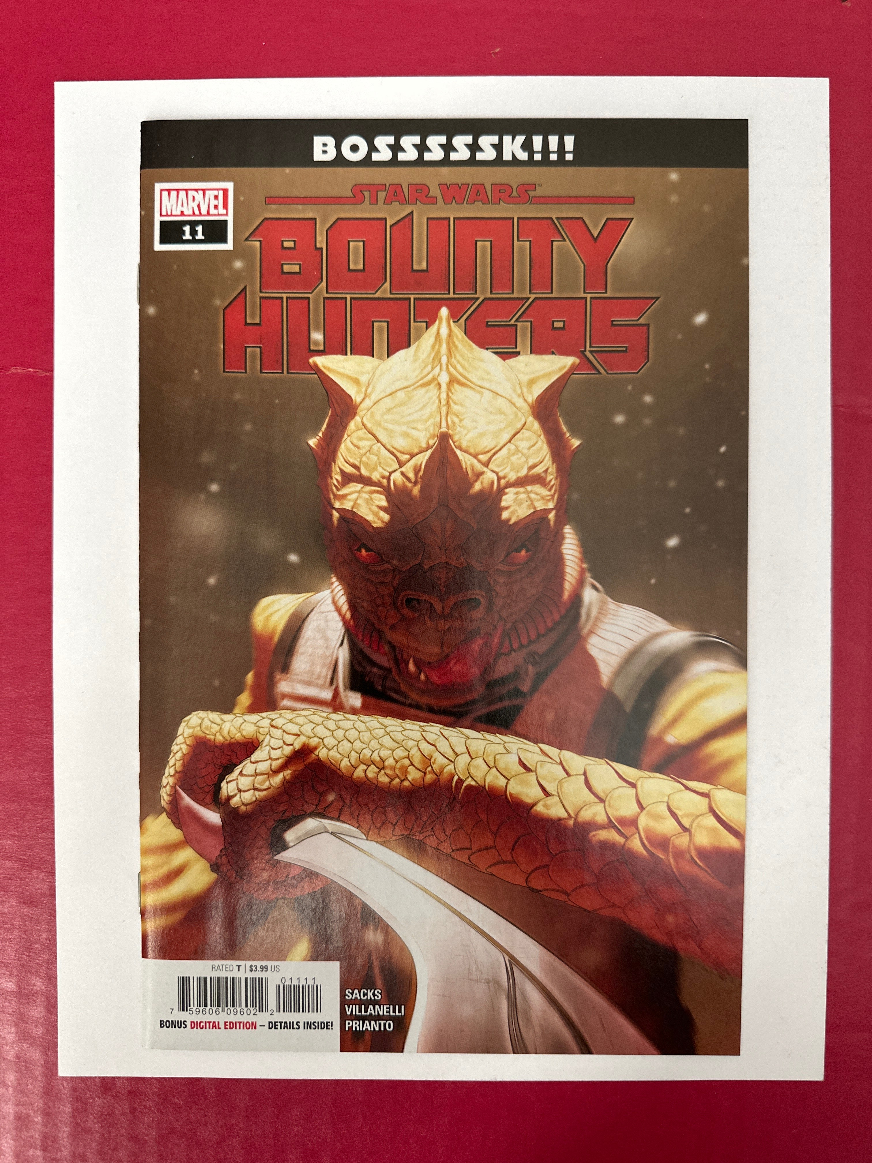 Star Wars Bounty Hunters Marvel Comics Issue 11A Grummgar First Full Appearance by Ugly Monkey Comics