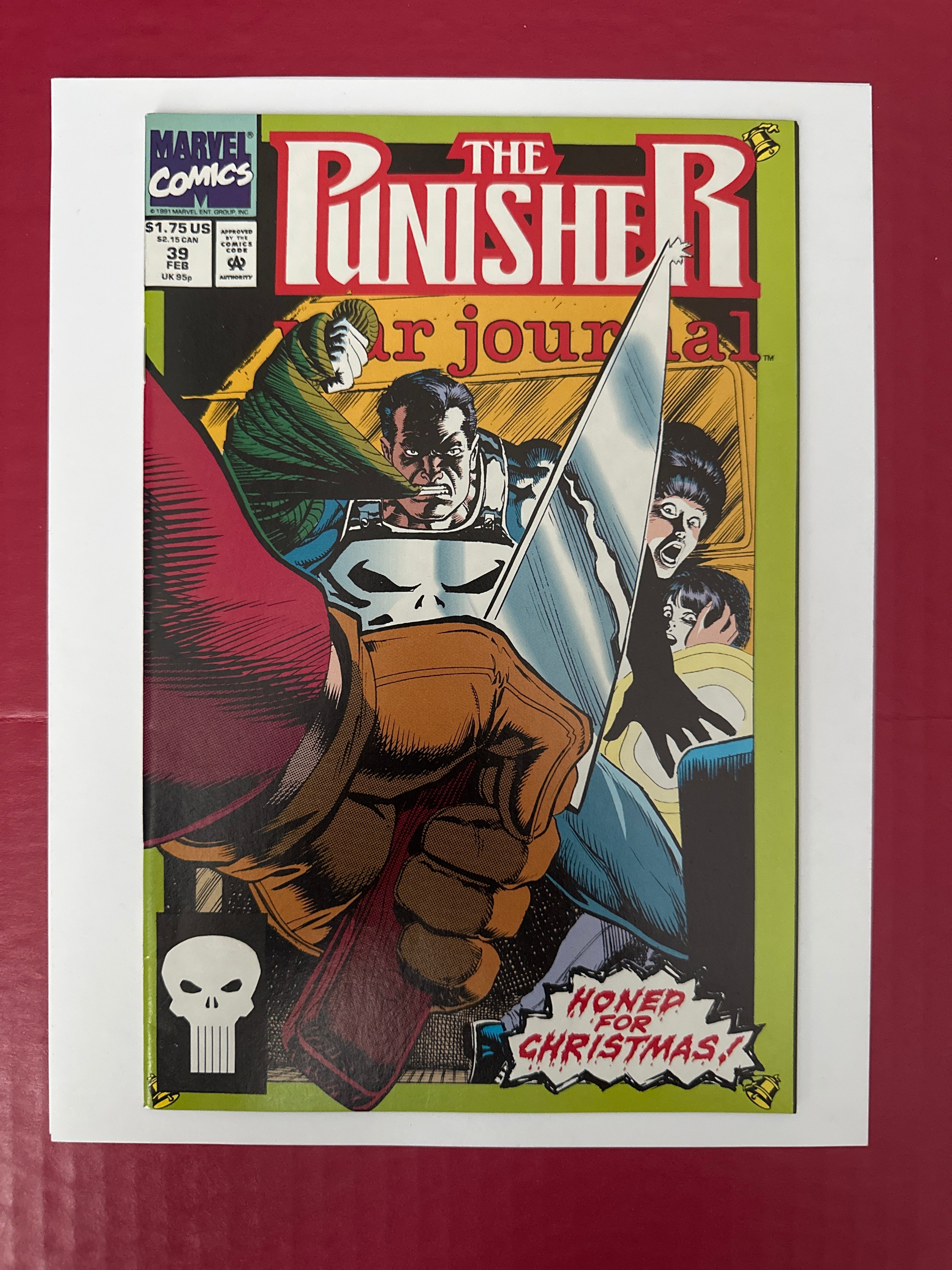 Punisher War Journal Volume 1 39A 1992 Christmas Issue Slay Ride by Ugly Monkey Comics